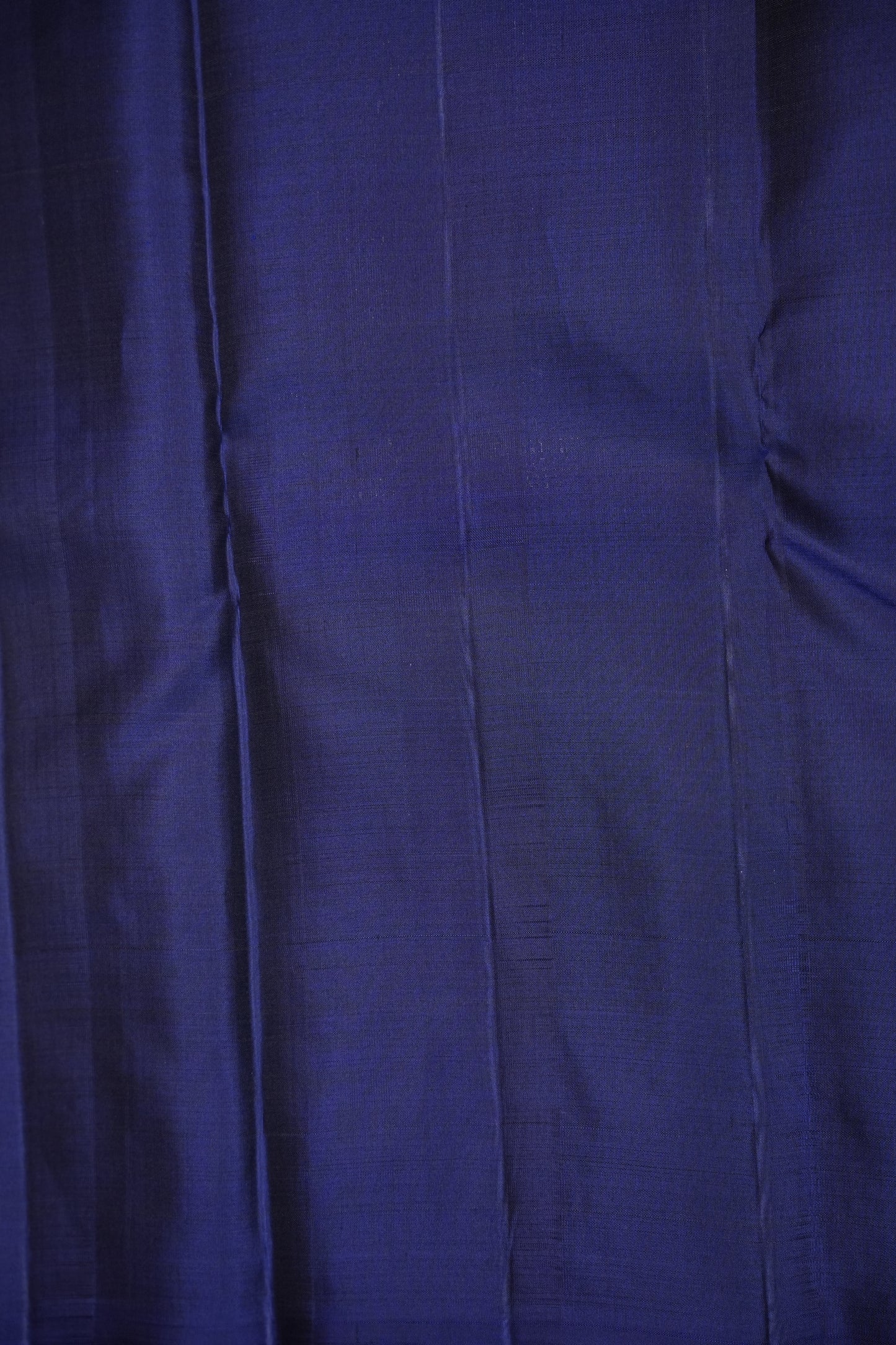 Rust & Navy Blue Pure Kanchivaram Silk Saree with Gold Zari Weave|Silk Mark Certified