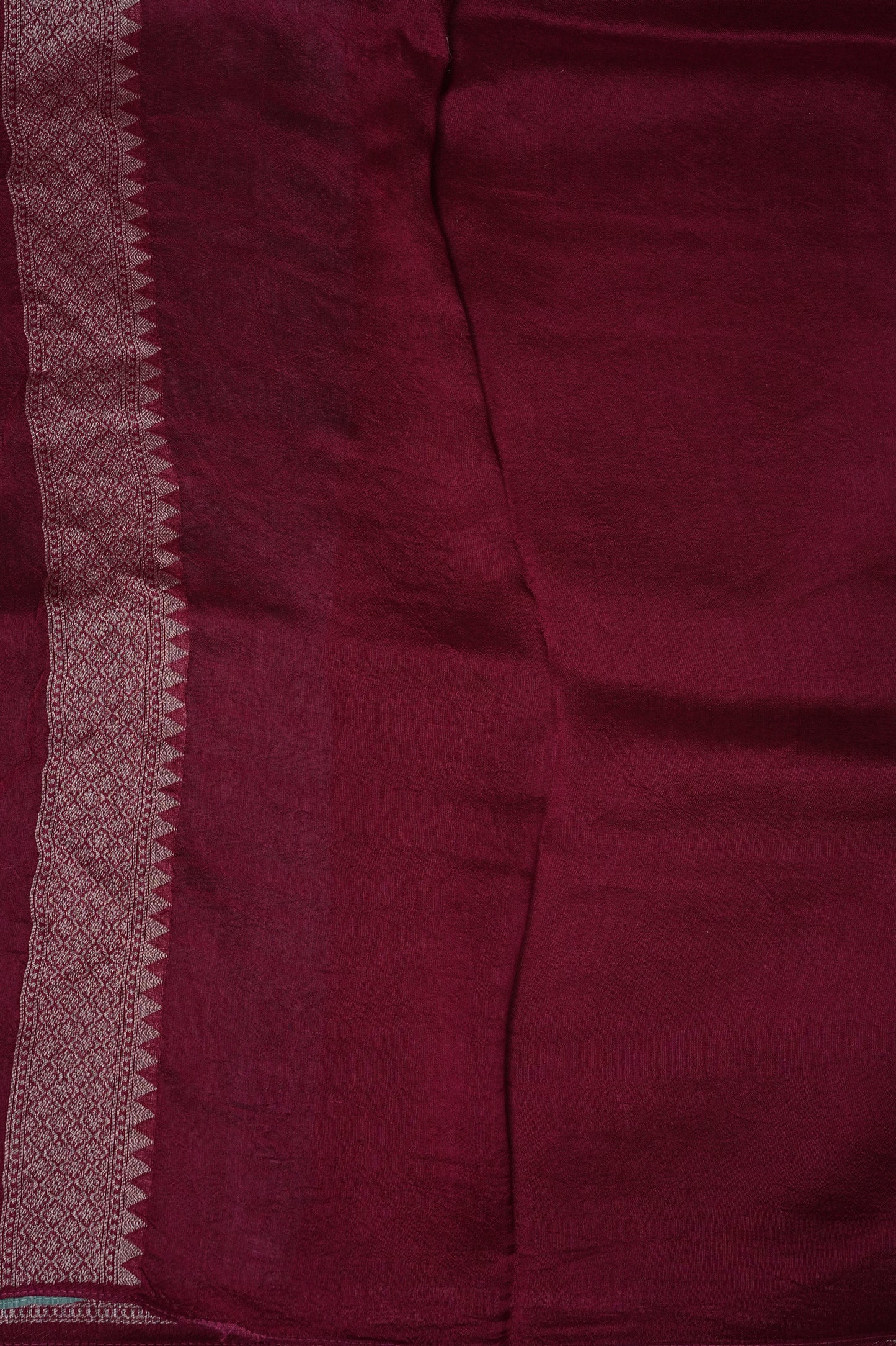Tussar Banarasi Raw Silk Saree with Floral Paithani Weaves – Aqua Green