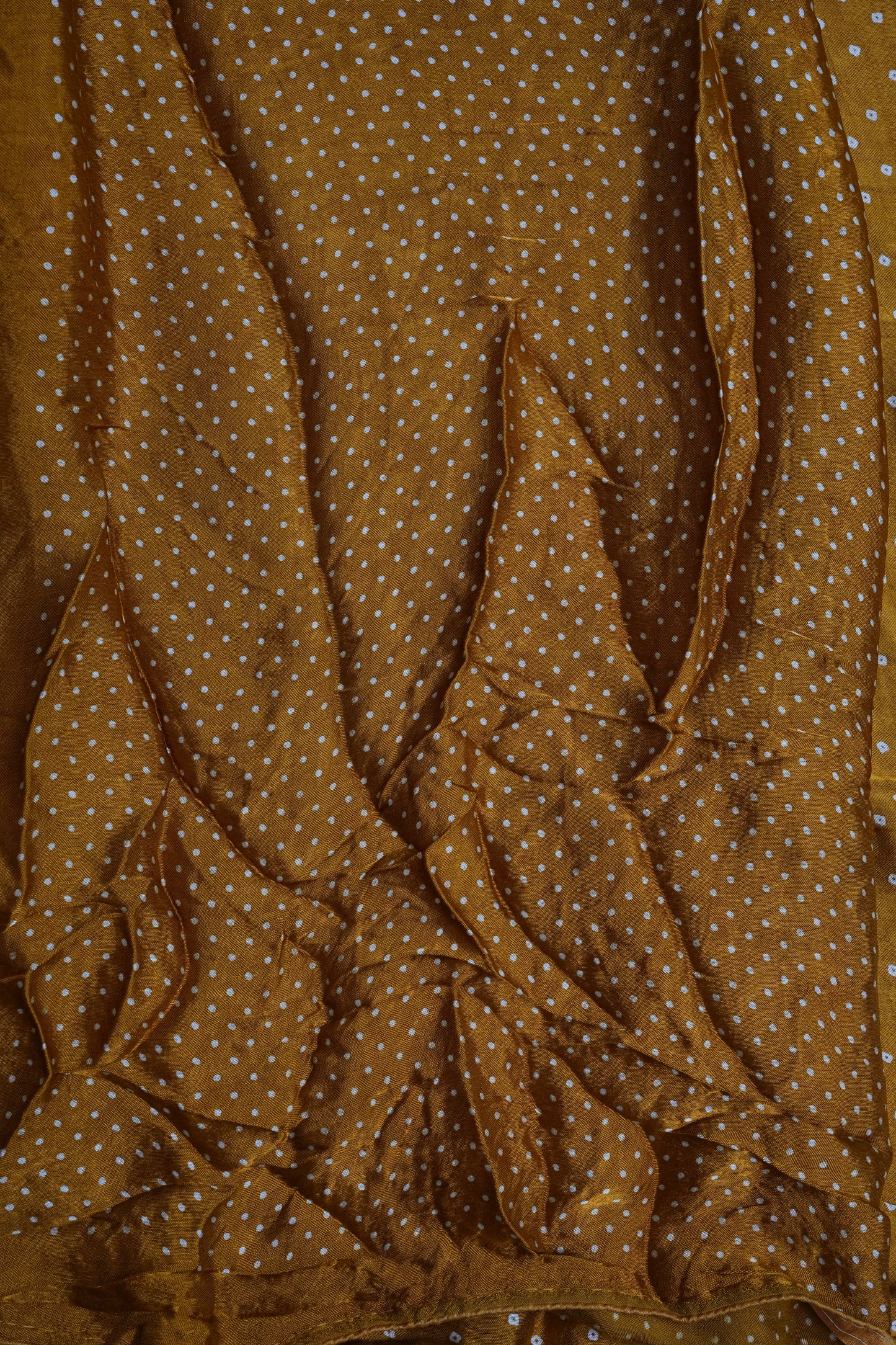 Gajji Silk Saree-Mustard yellow