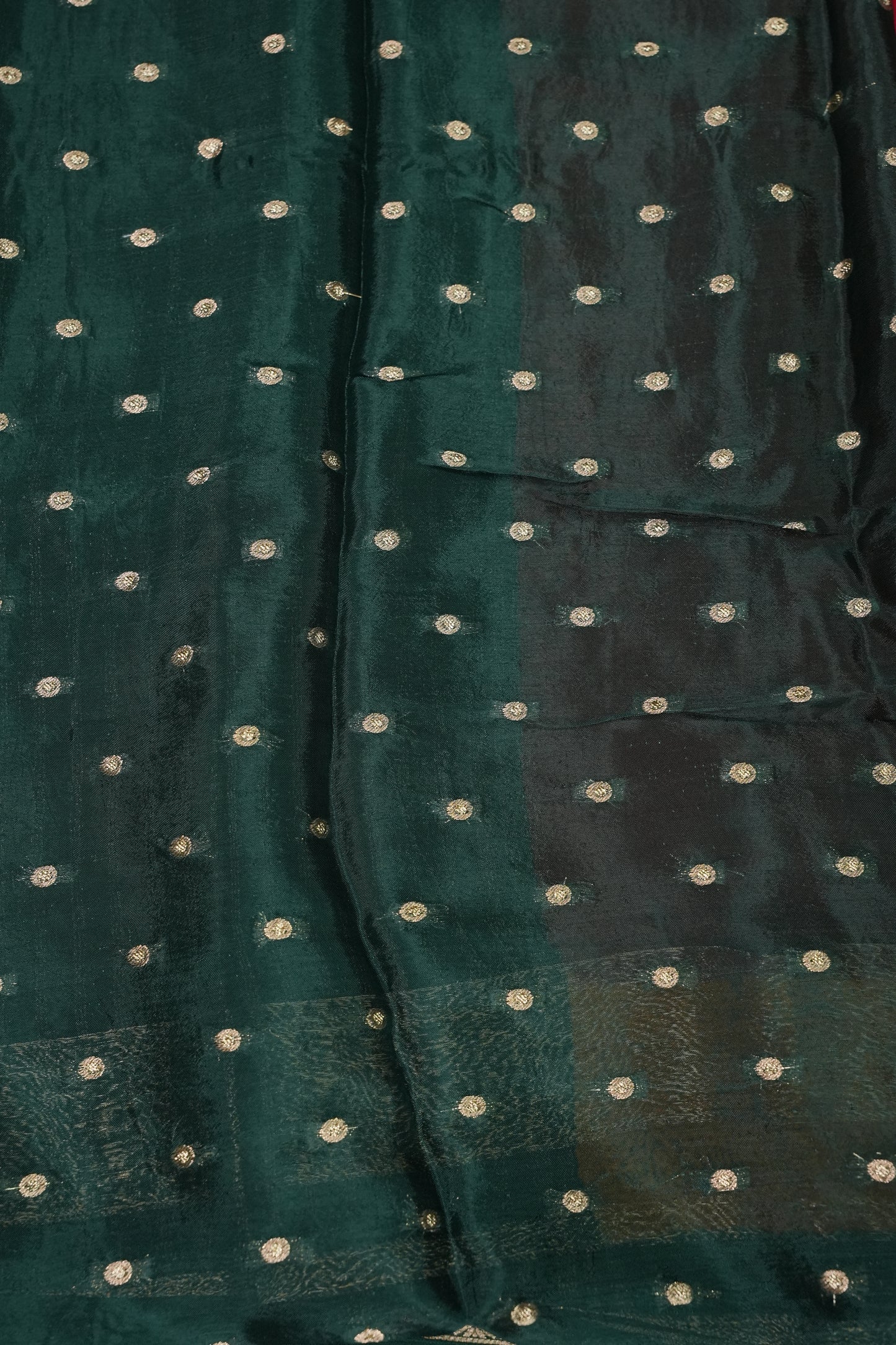 Georgette Crepe Sarees - Deep Red