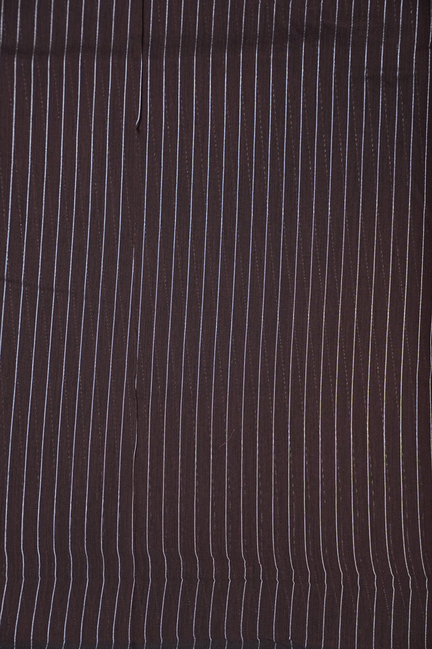 Tissued Silk Cotton Saree-Coffee and Silver