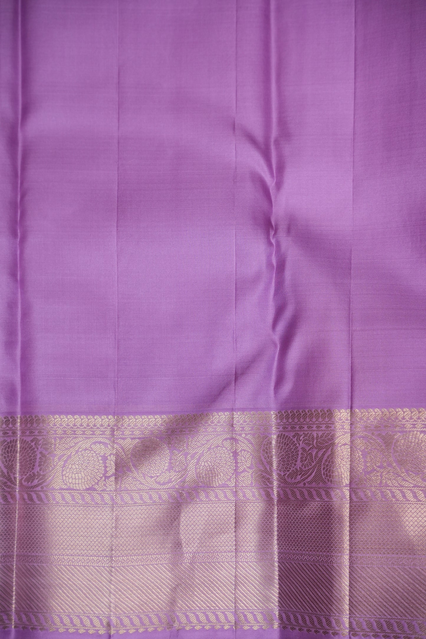 Lavender Fully Brocade Pure Kanchipuram Silk Saree|Silk Mark Certified