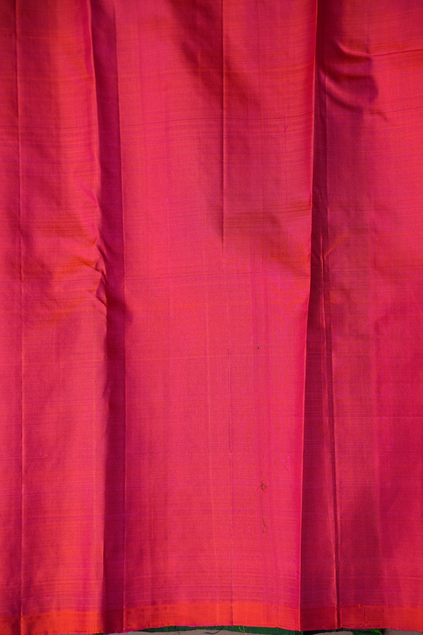 Borderless Bottle Green Pure Kanchipuram Silk Saree|Silk Mark Certified