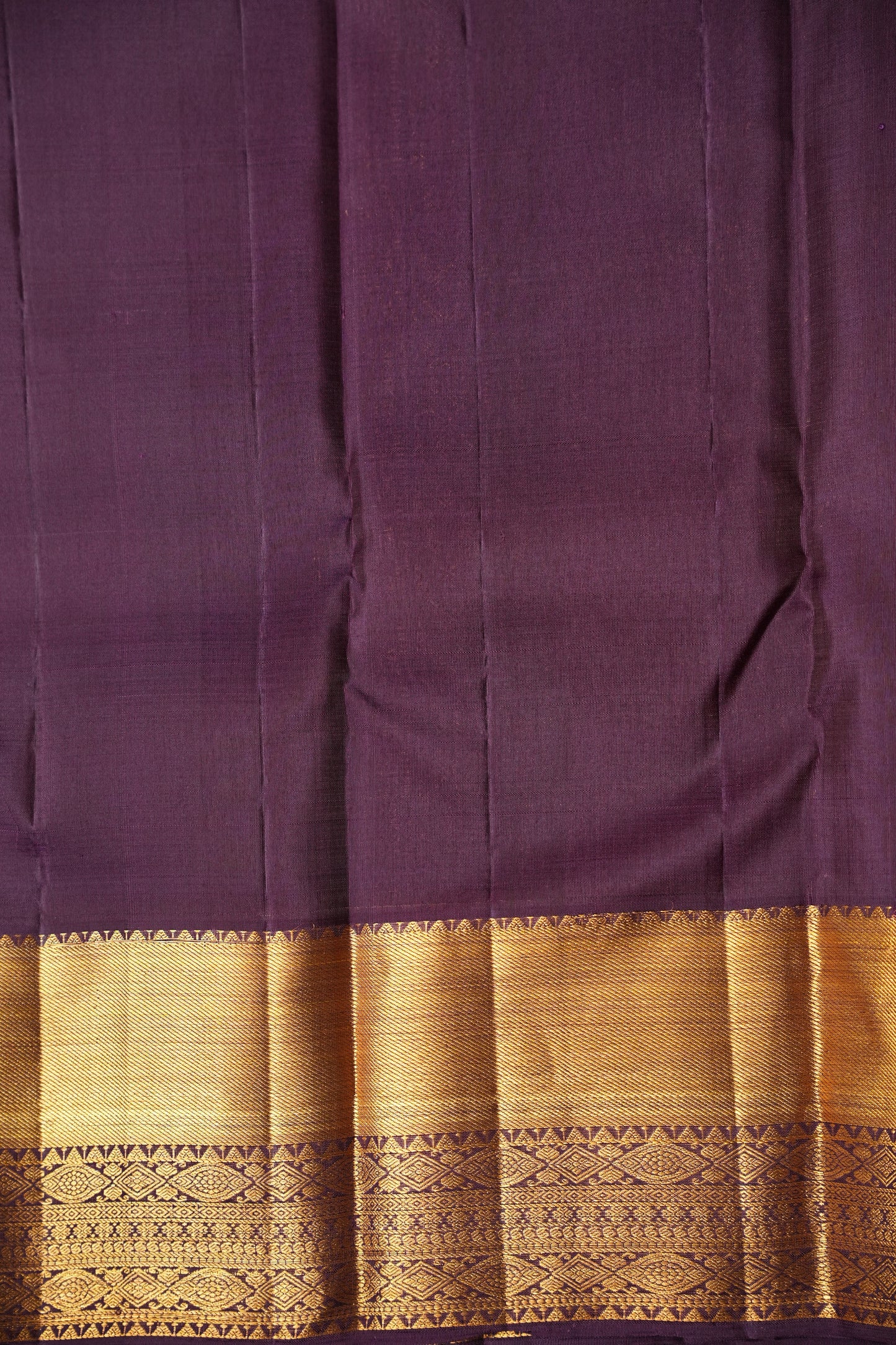Olive Green & Coffee Pure Kanchipuram Silk Saree|Silk Mark Certified