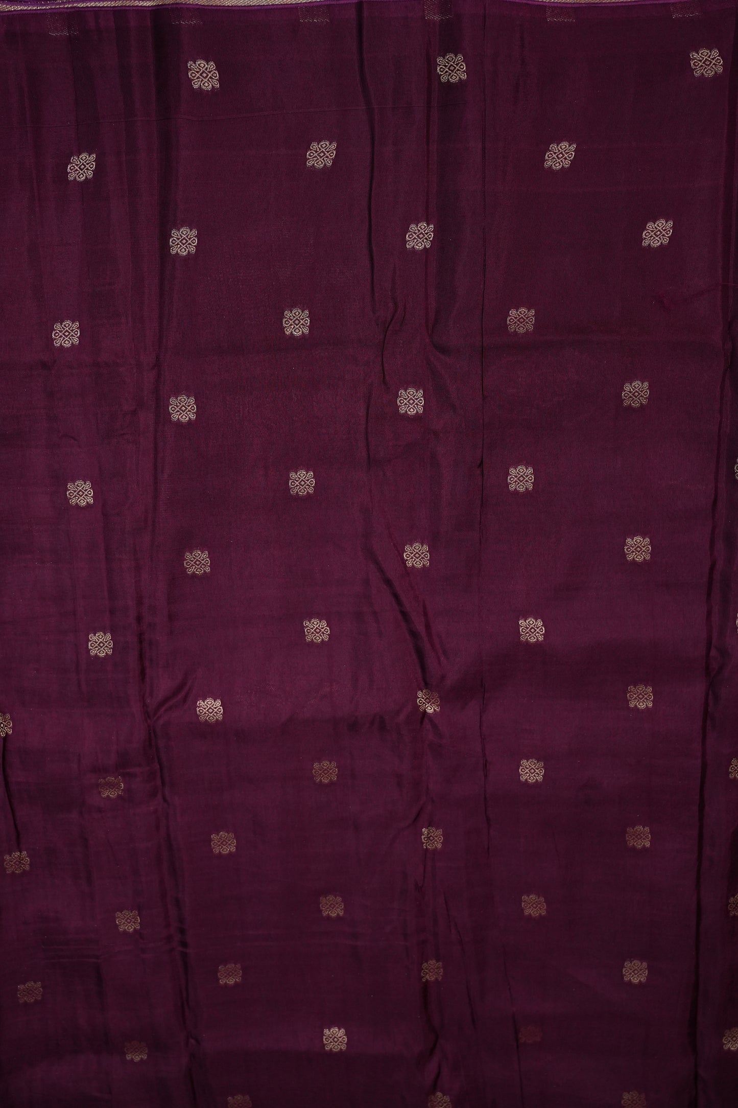 Munga Crepe Silk Saree – Pastel Multicolour Checks with Plum Purple Zari Pallu