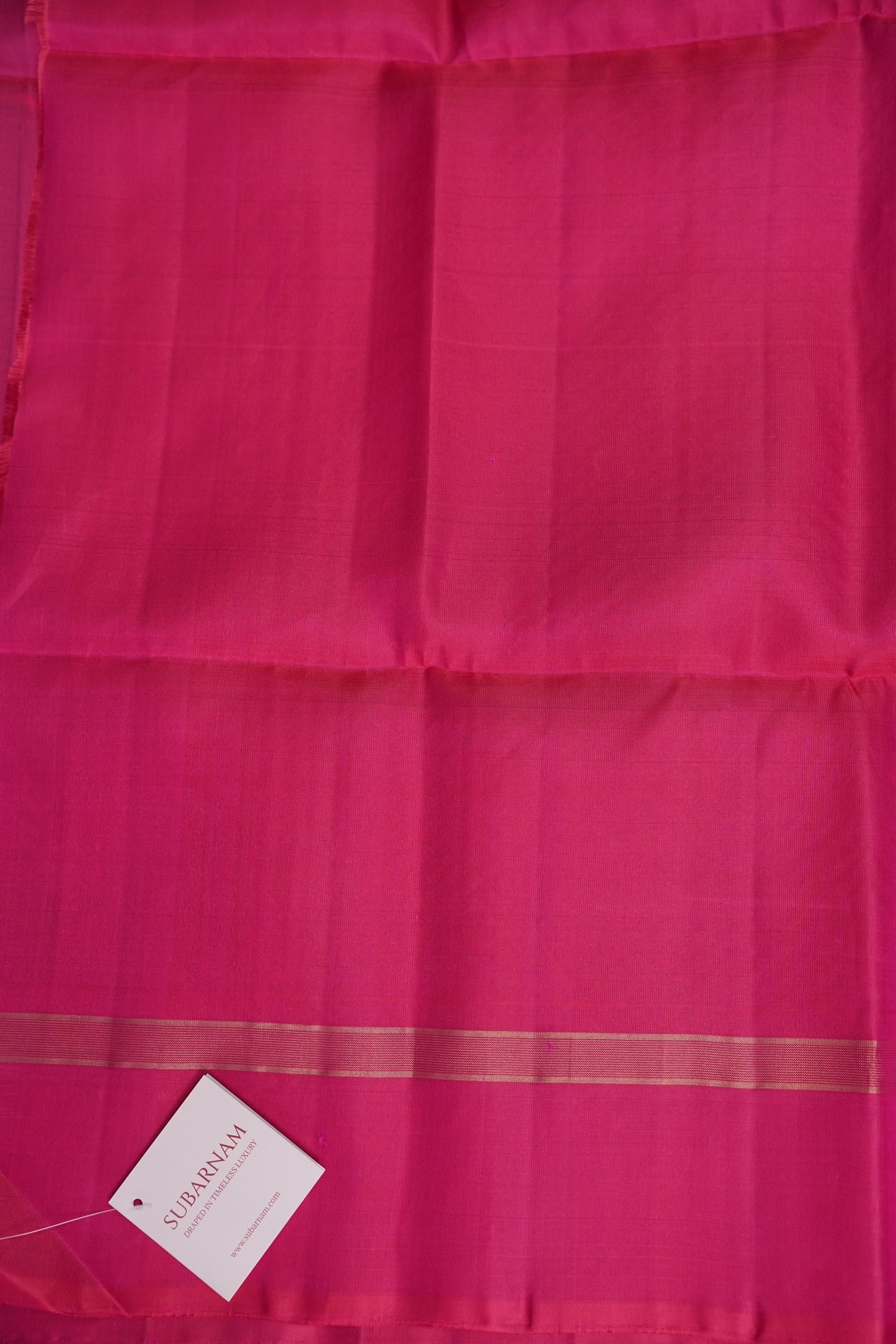 Emerald Green with Hot Pink Pure Soft Silk Saree|Silk Mark Certified
