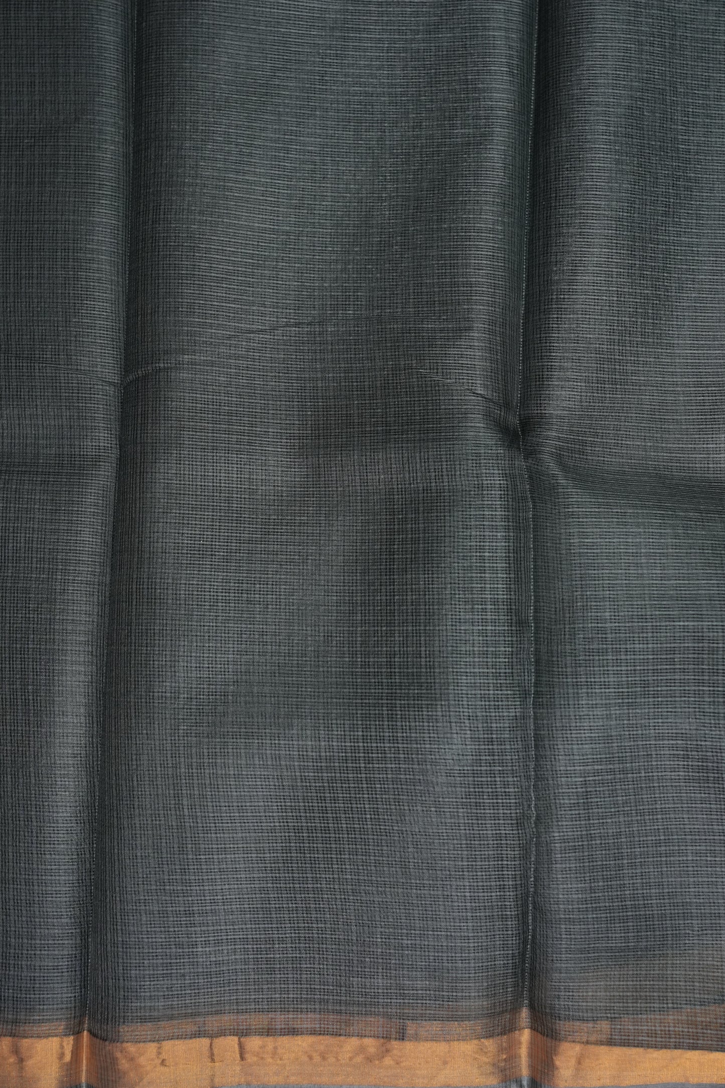 Silk Kota Plain Saree - Grey