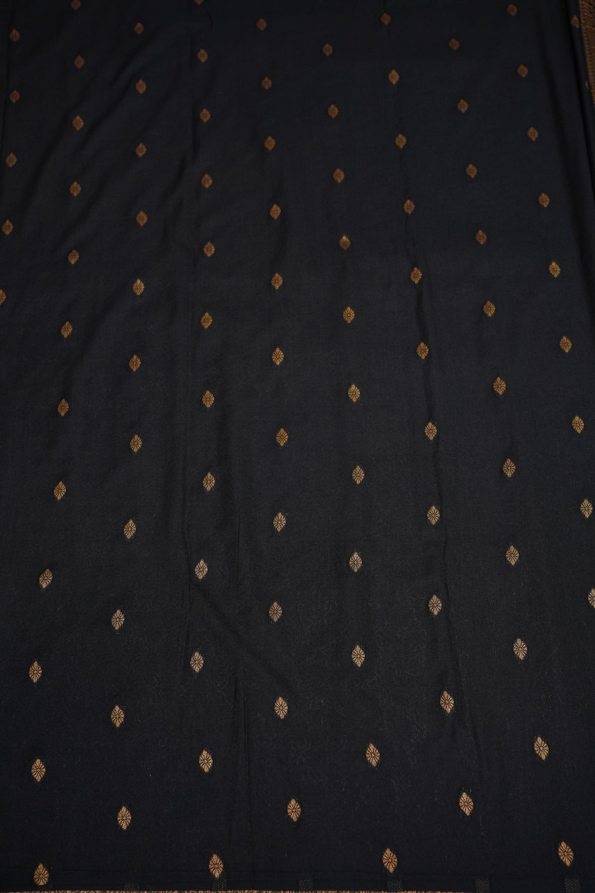 Soft Banarasi Semi Silk Full Brocade Saree – Black