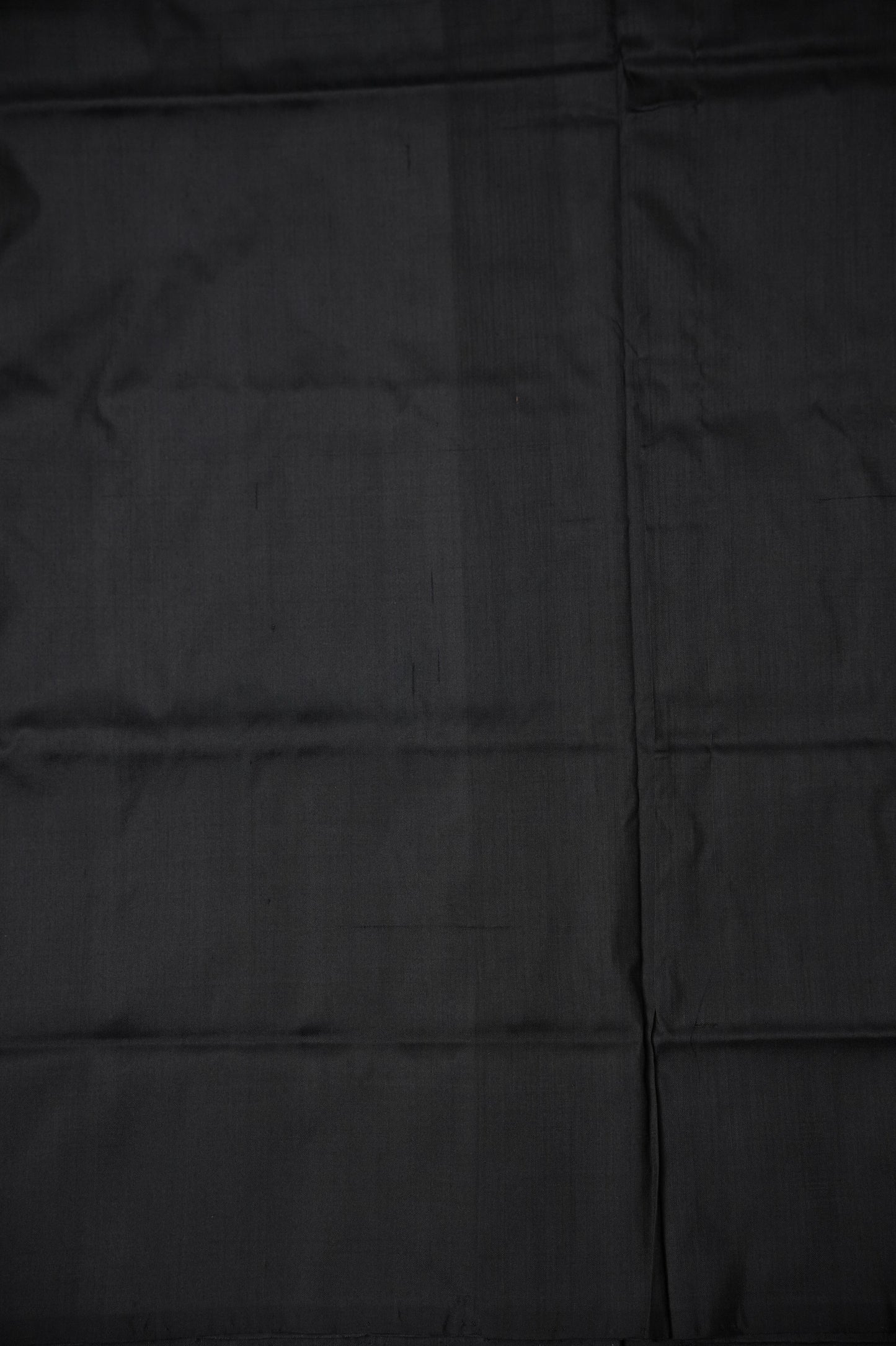 Pure Ikkat Soft Silk Saree - Black with Multicolour