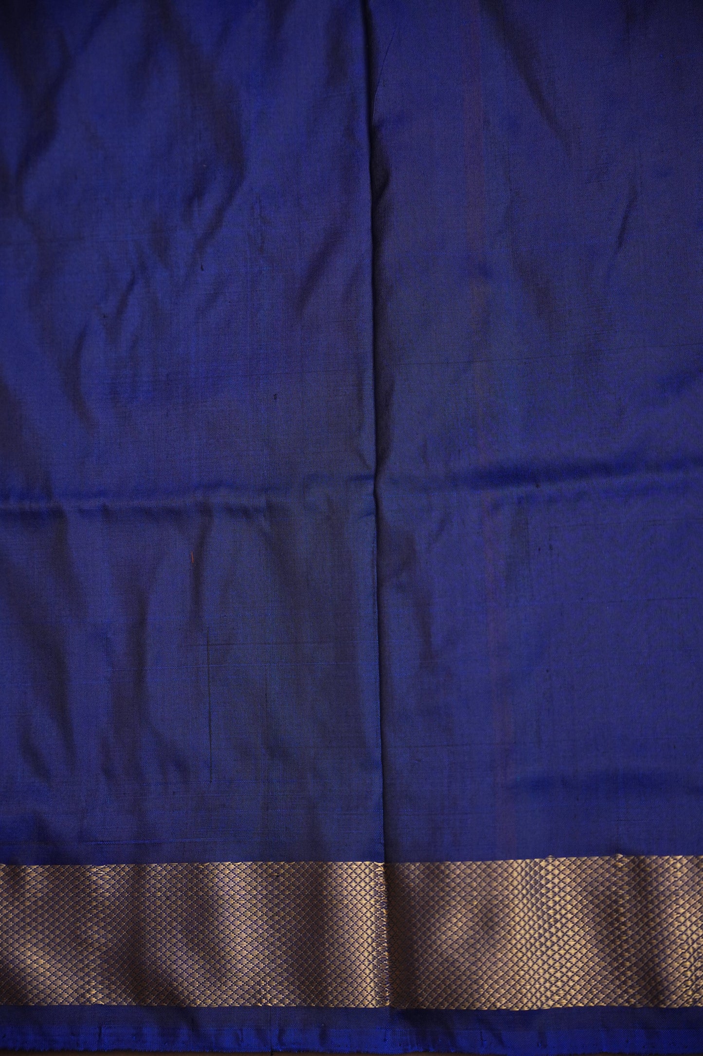 Pure Ikkat Soft Silk Saree - Teal Blue & Royal Blue