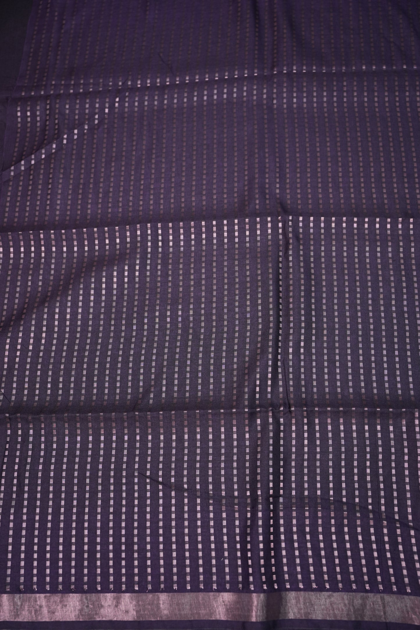 Linen Tussar Silk Saree – Purple