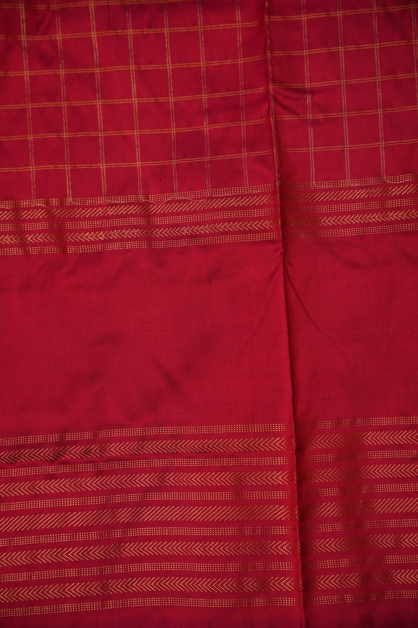 Pure Ikkat Soft Silk Saree - Red & White