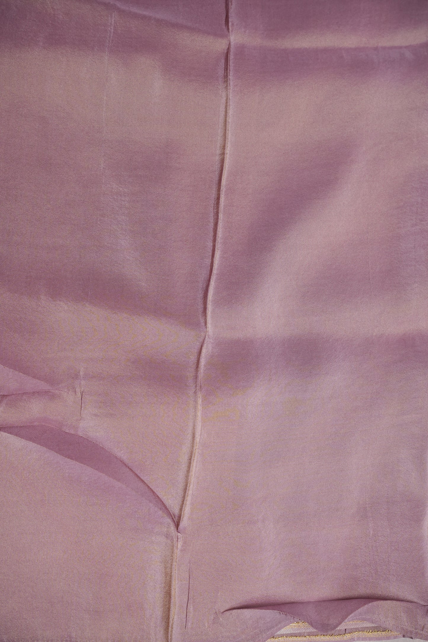 Mellow Tissue Banarasi Silk Saree in Soft Pink with Antique Silver Zari.