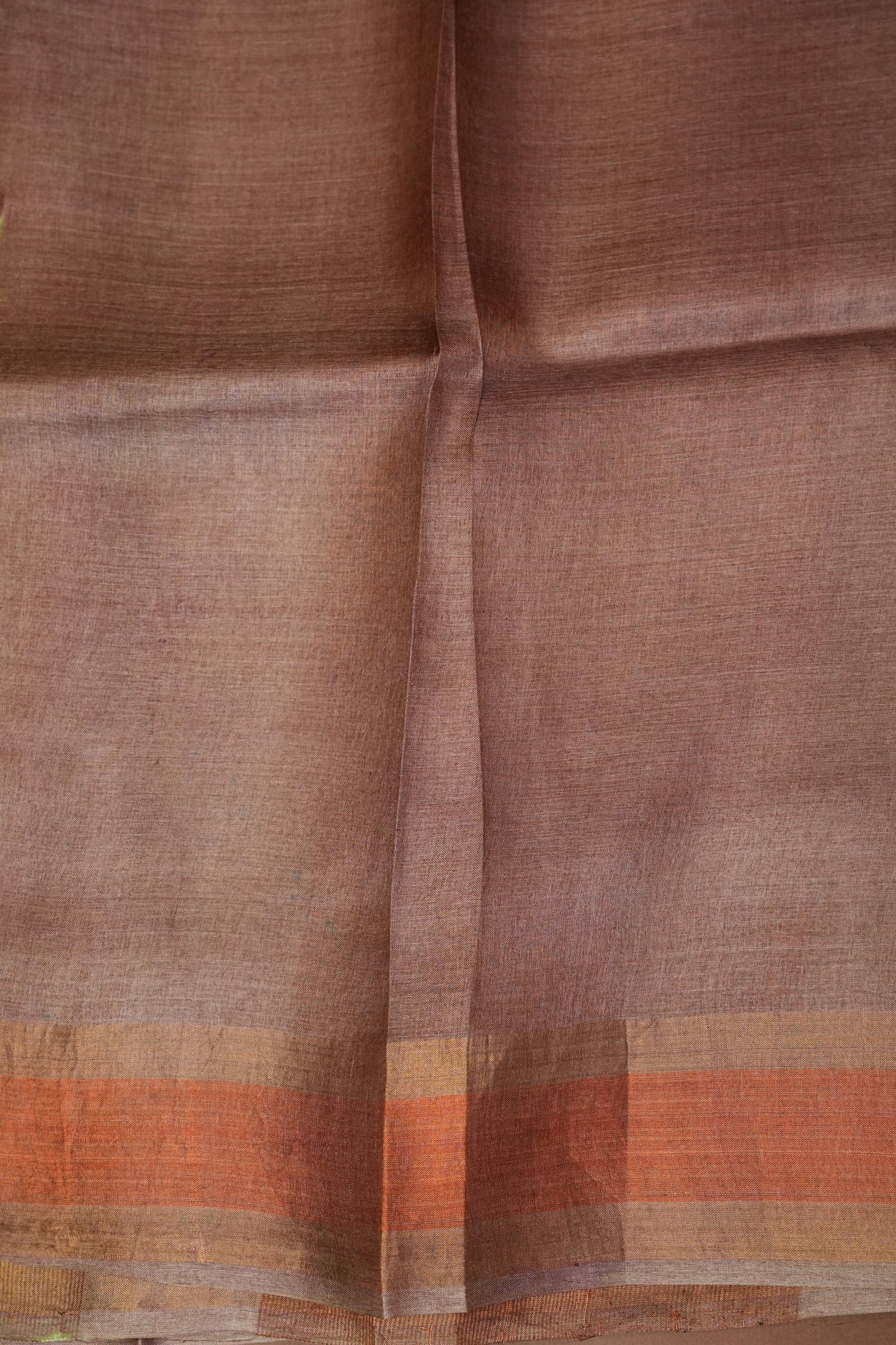 Floral Printed Pure Tussar Silk Saree-Pistachio|Silk Mark Certified