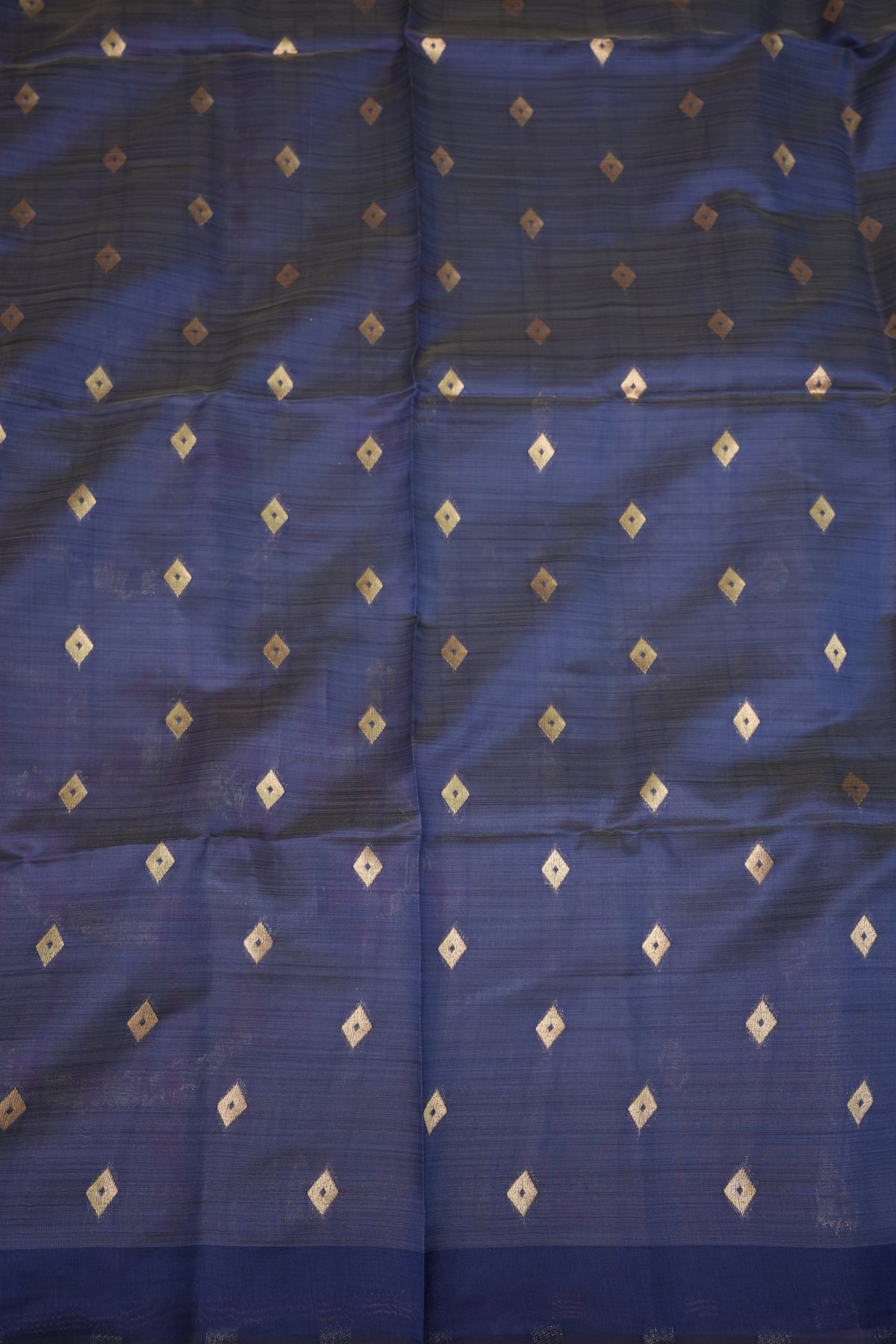 Khaddi Cotton Saree – Sage Green with Multicolour Woven Motifs & Floral Pallu