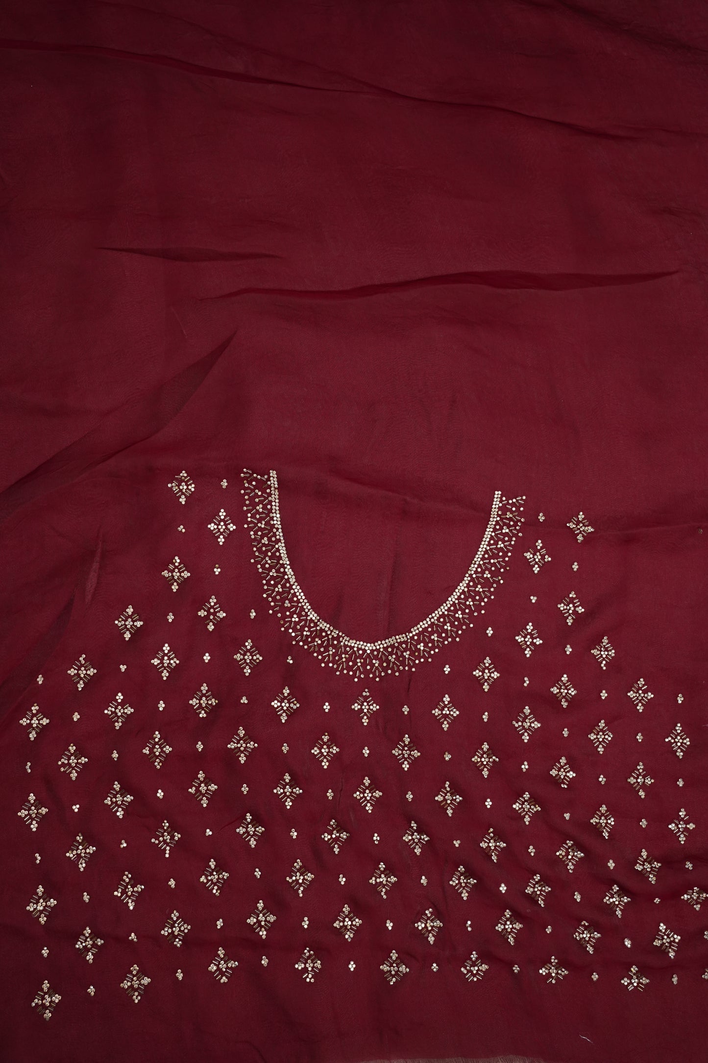 Party Wear Glass Tissue Saree with Embroidered Border & Designer Blouse – Peach