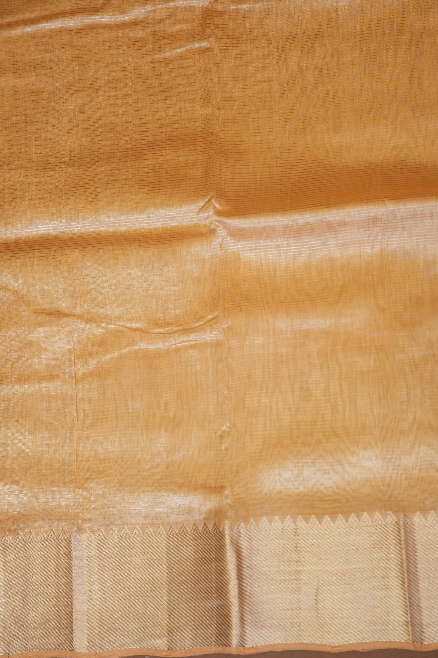 Mangalagiri Silk Cotton Saree - Ivory Beige