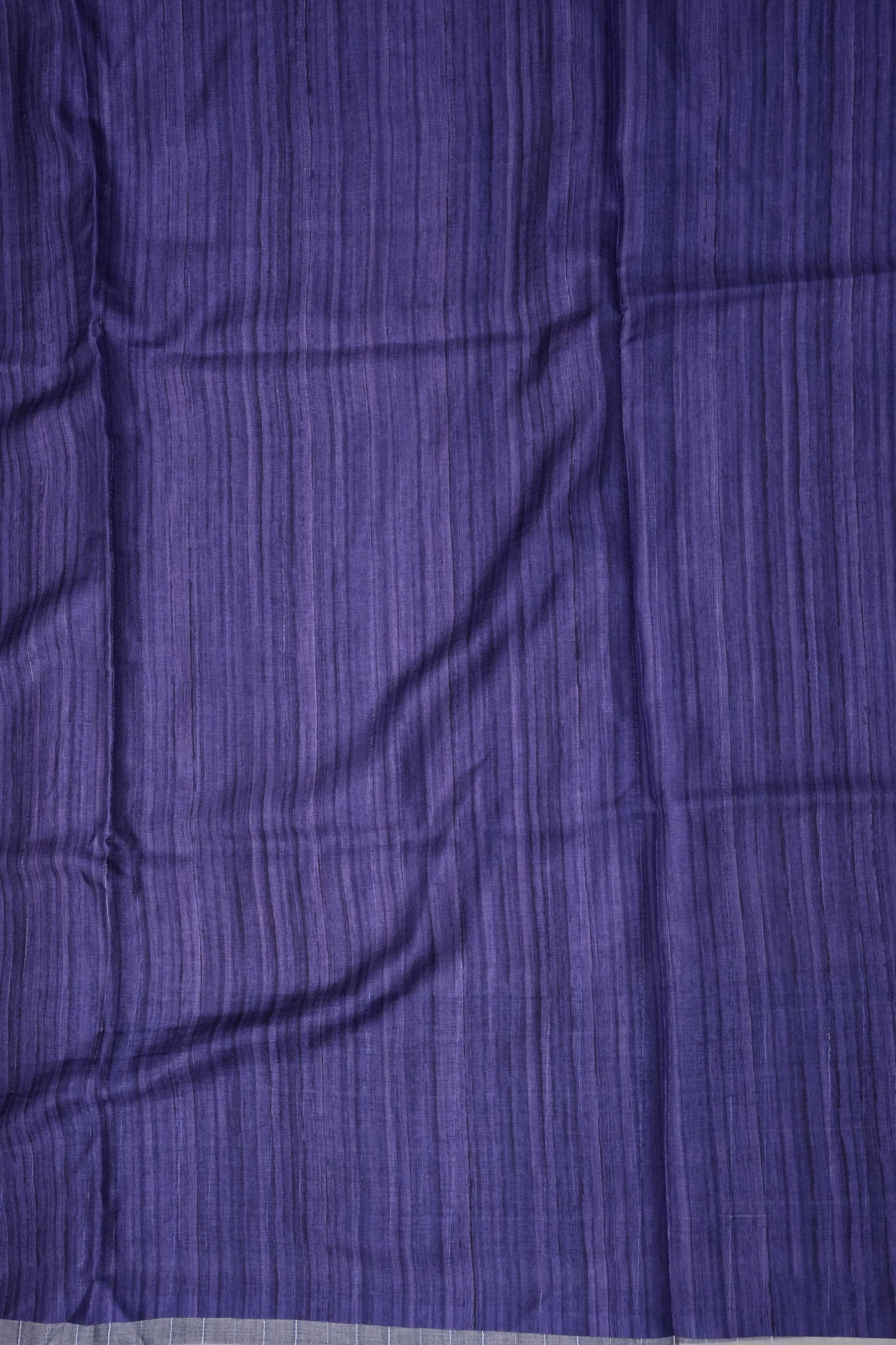 Semi Tussar Saree with Patola Body, Gap Border & Pallu – Magenta & Royal Blue
