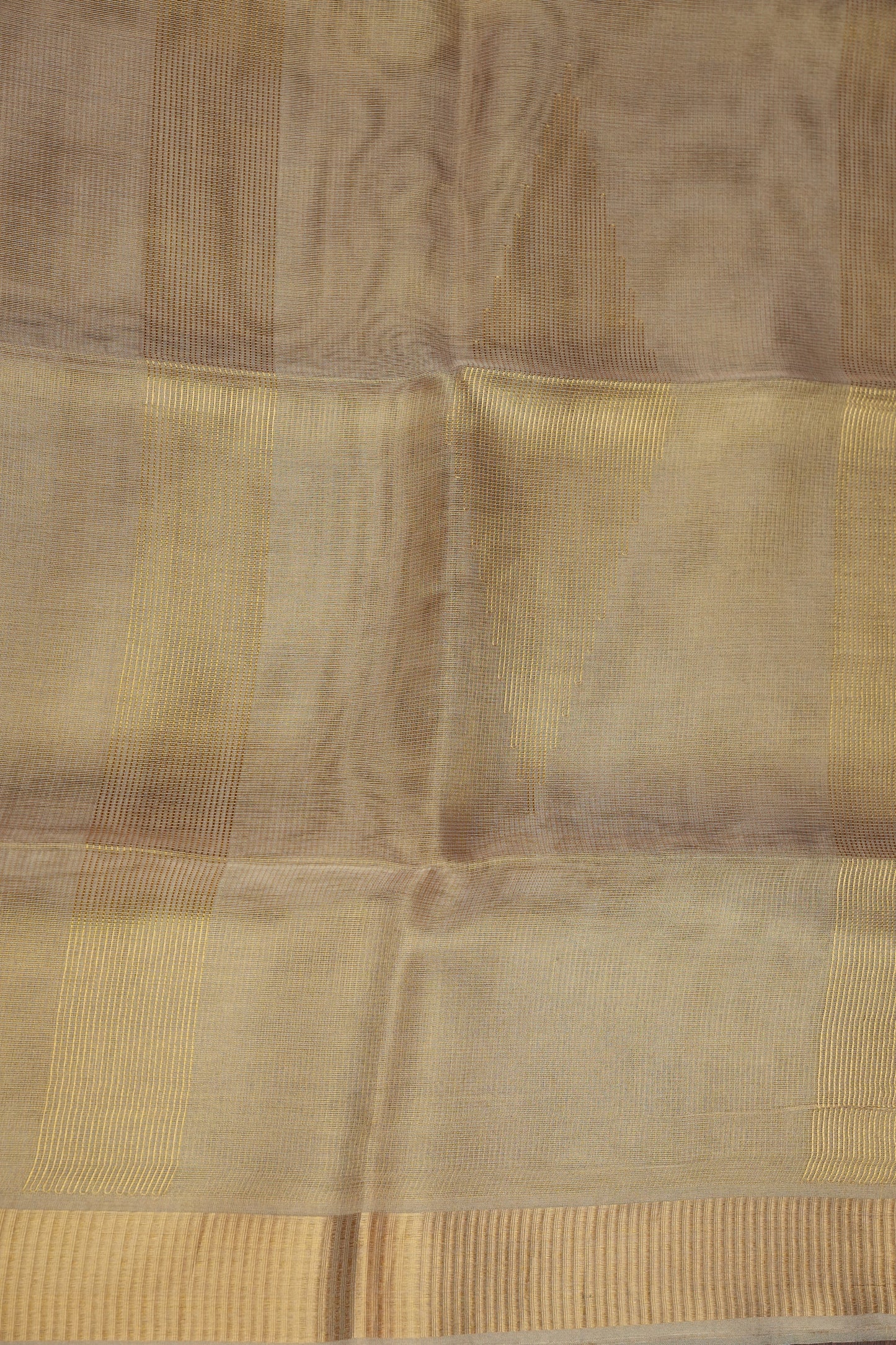 Premium Tissue Silk Saree – Elegant Champagne Gold Grace