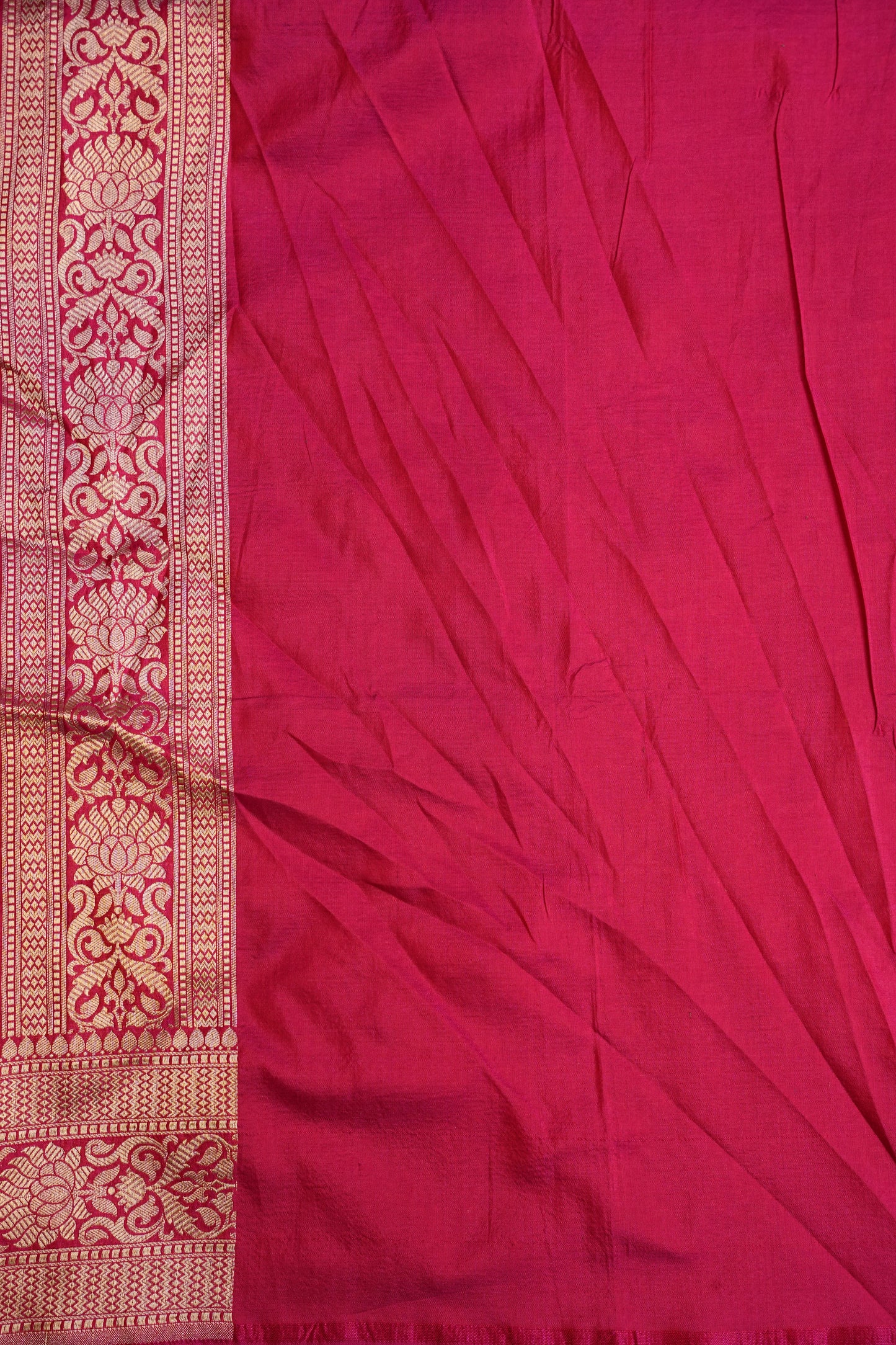 Pure Handloom Silk Katan Banaras Saree Pink|Silk Mark Certified