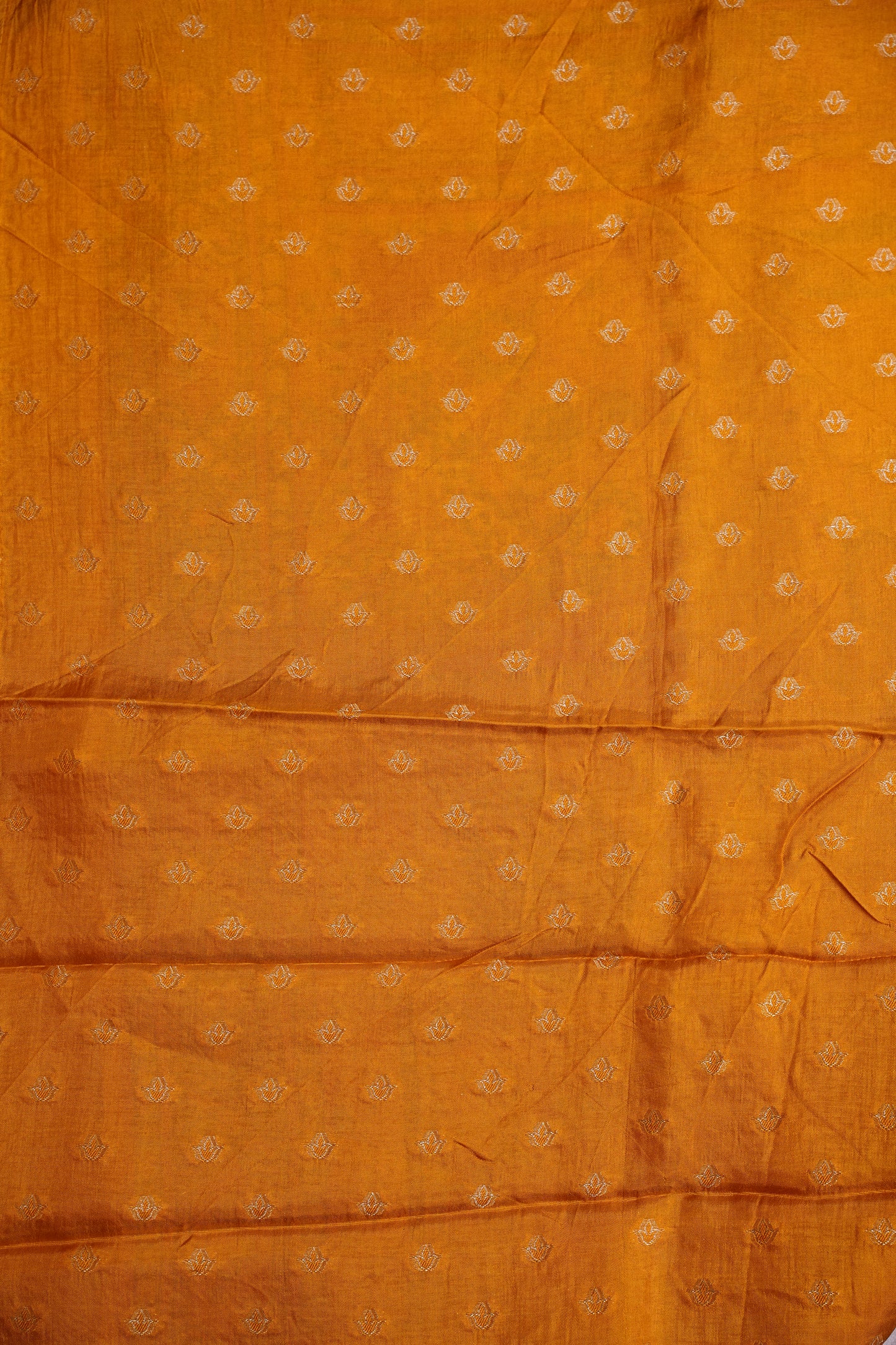 Kashmiri Pashmina Story Telling Saree - Mustard Yellow