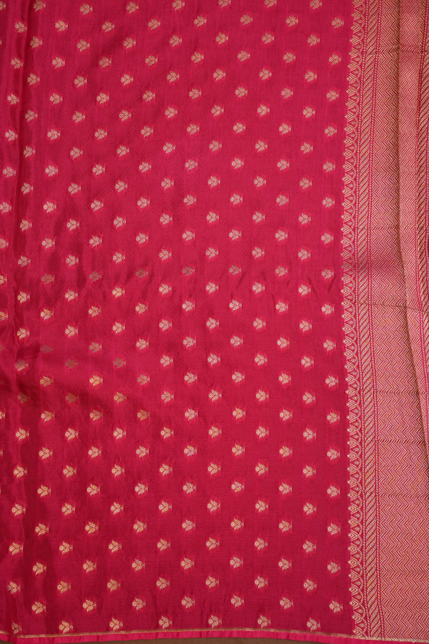 Shikargah Soft Banarasi Silk Saree–Pink