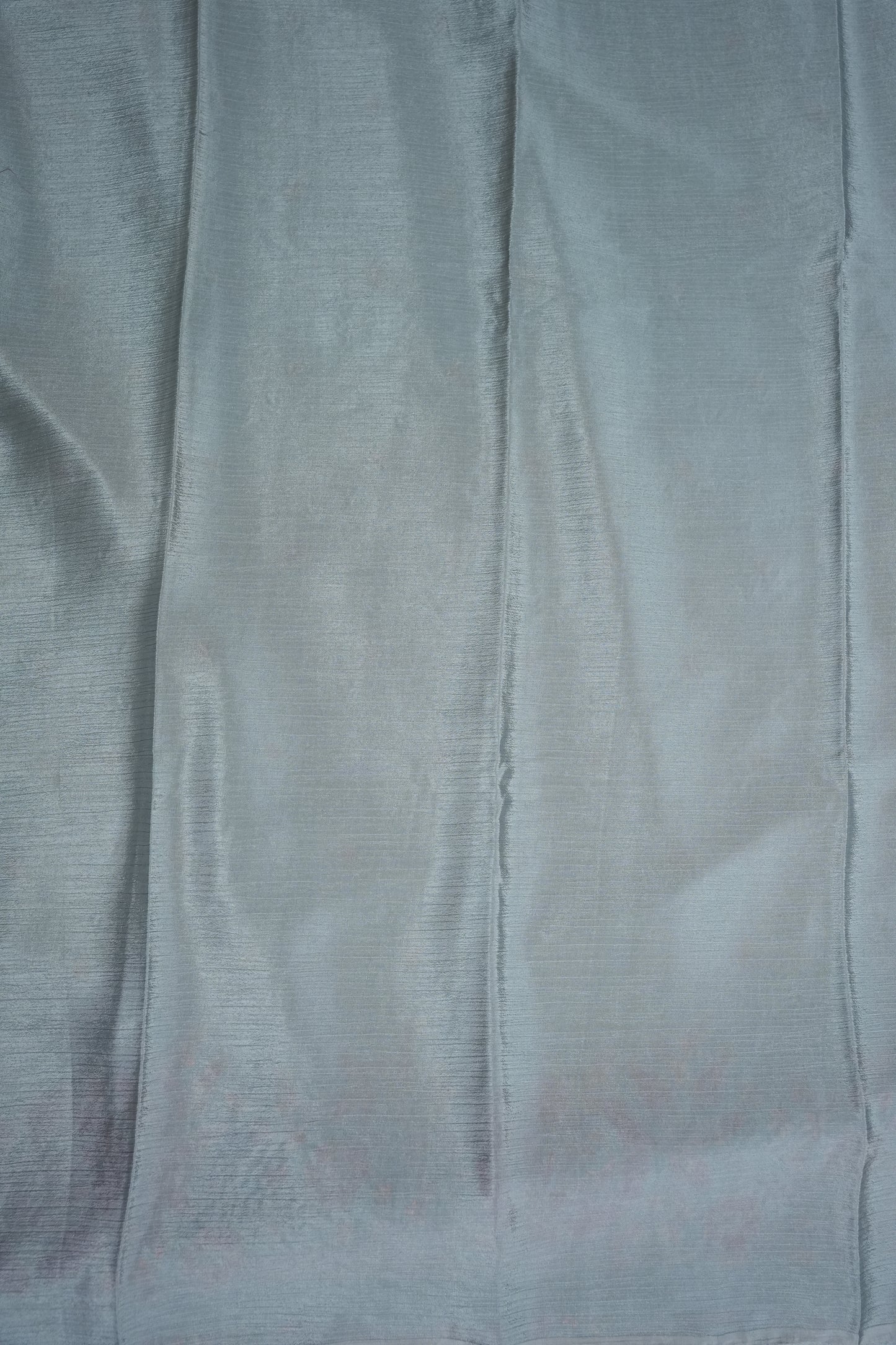 Sky Blue Turkey Chiffon Saree with Floral Embroidered Border