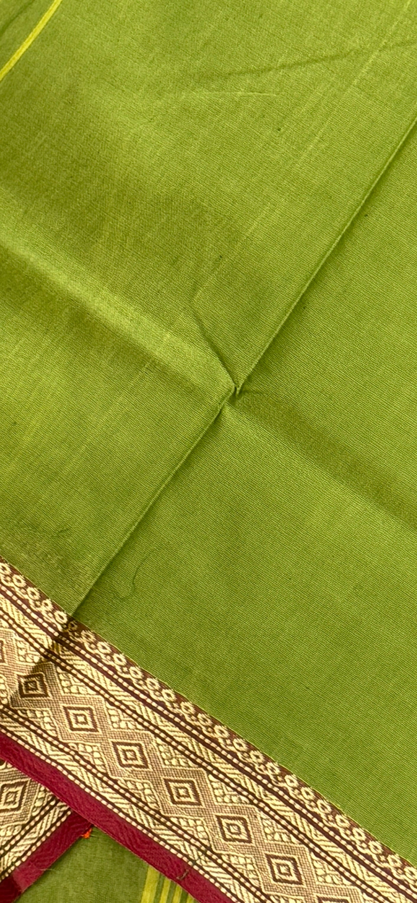 Soft Chettinad Cotton Sarees - Parrot Green