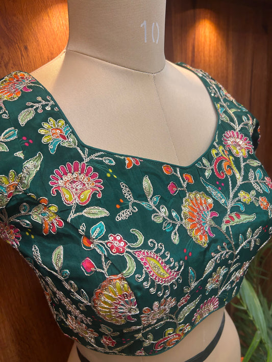 Gren Multicolored floral Ready to Wear blouse