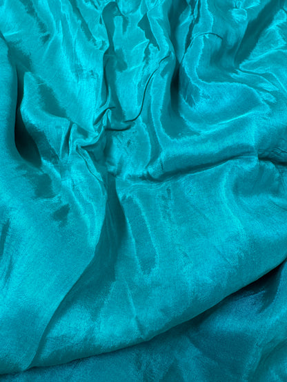 Kashmiri Pashmina Kani Silk Saree – Teal Blue