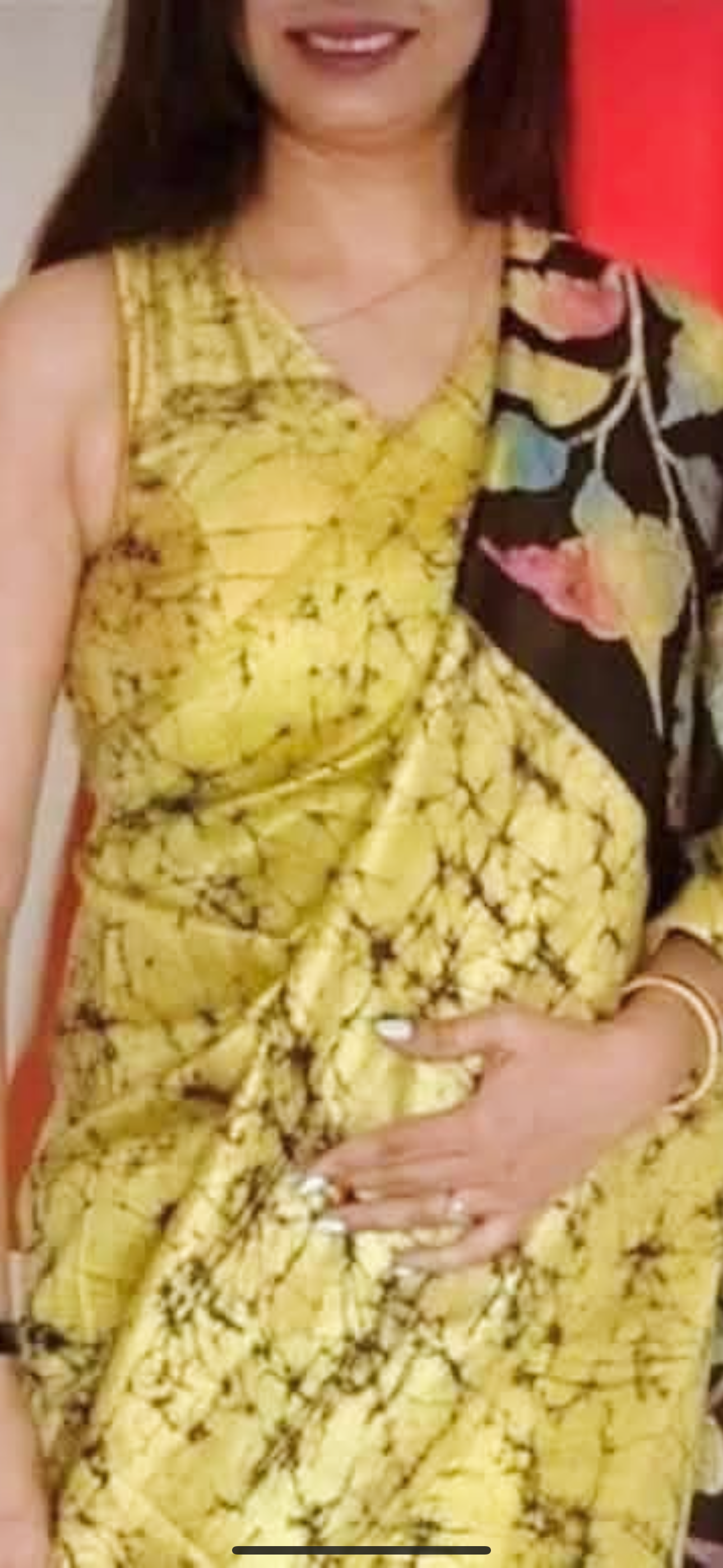 Pure Mulberry Silk Saree in Lemon Yellow with Botanical Batik Print | Silk Mark Certified