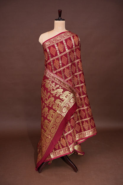 Bhandini Garchola maroon