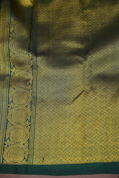 Red Borderless Pure Kanchivaram Silk Saree|Silk Mark Certified