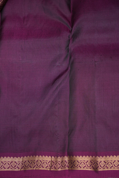 Teal Blue & Magenta Soft Silk Saree with Rich Zari Pallu