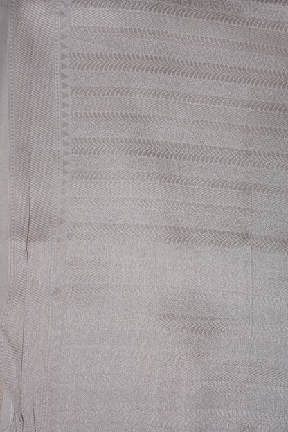 Soft Banarasi Silk Saree - Half White