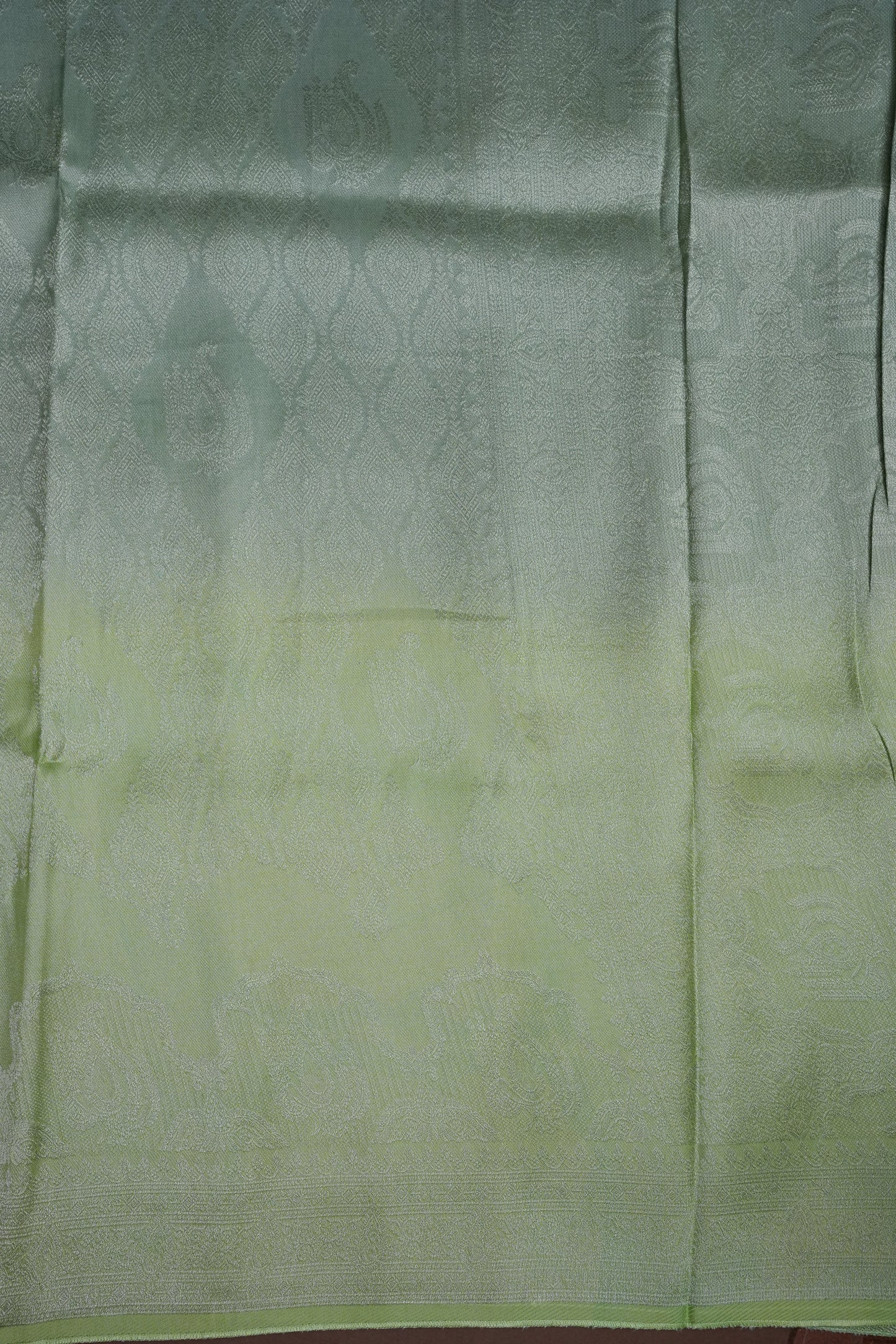 Soft Banarasi Silk Saree - Pastel Green