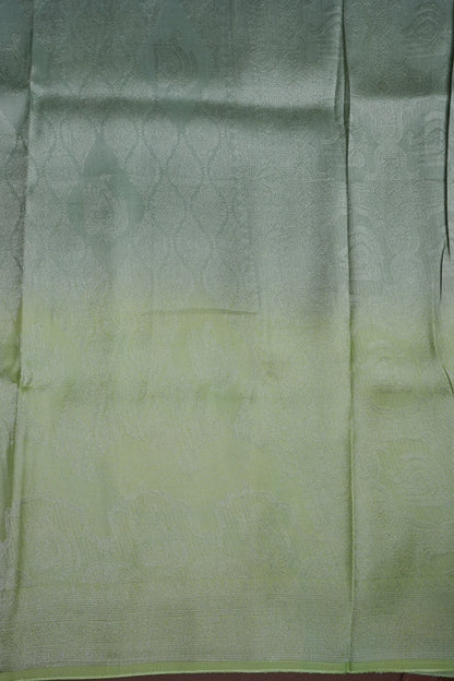 Soft Banarasi Silk Saree - Pastel Green