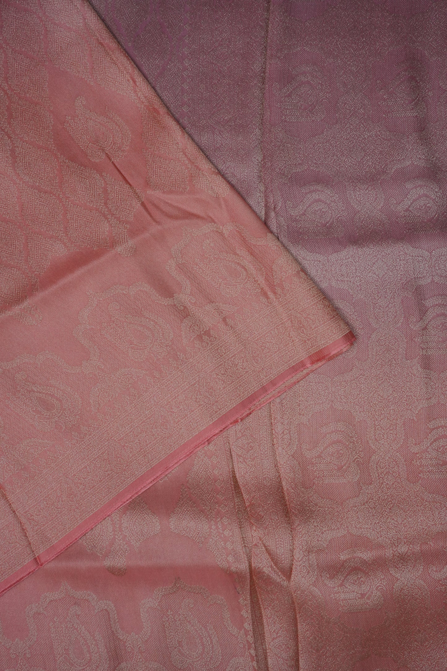 Soft Banarasi Silk Saree - Peach