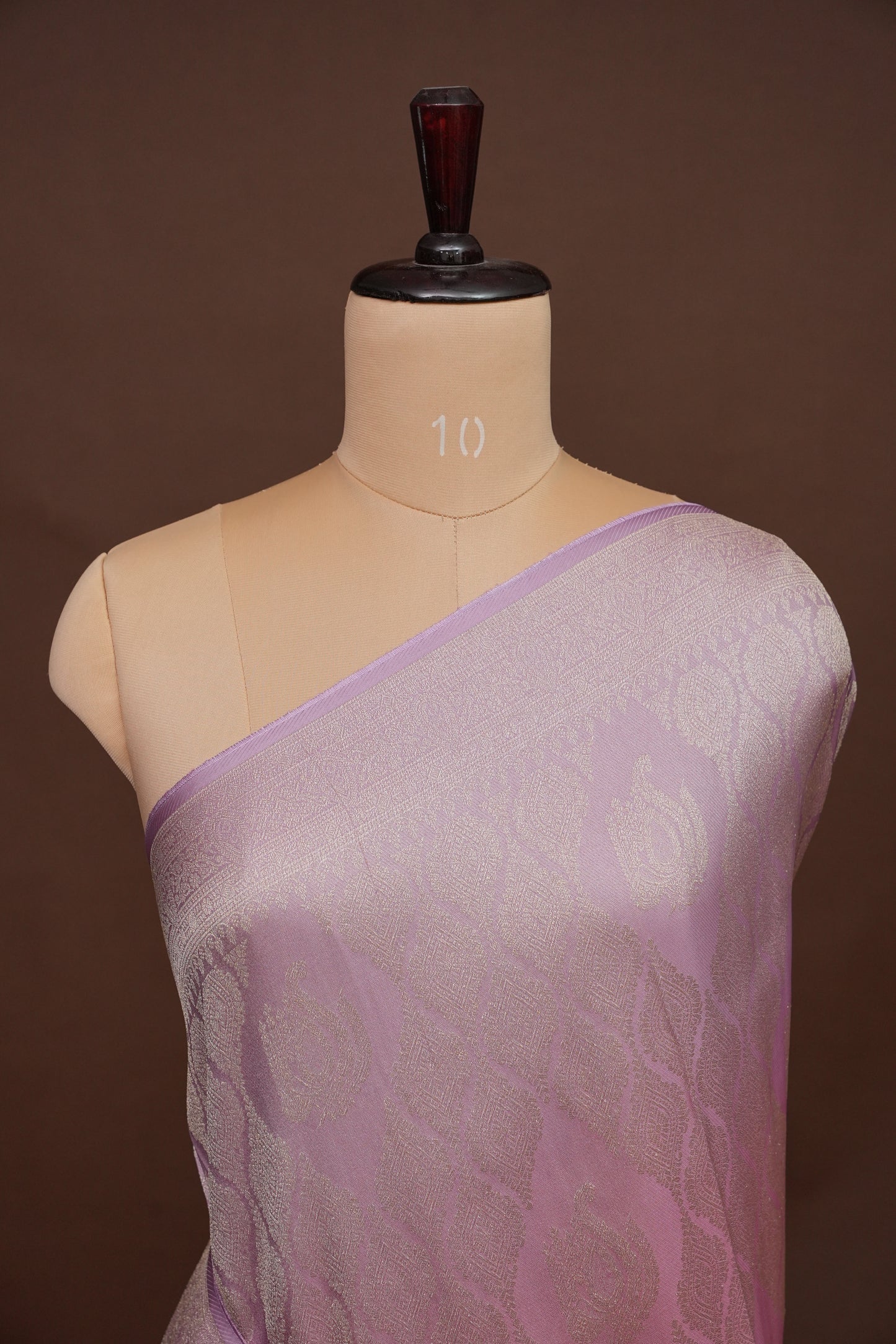 Soft Banarasi Silk Saree - Peach