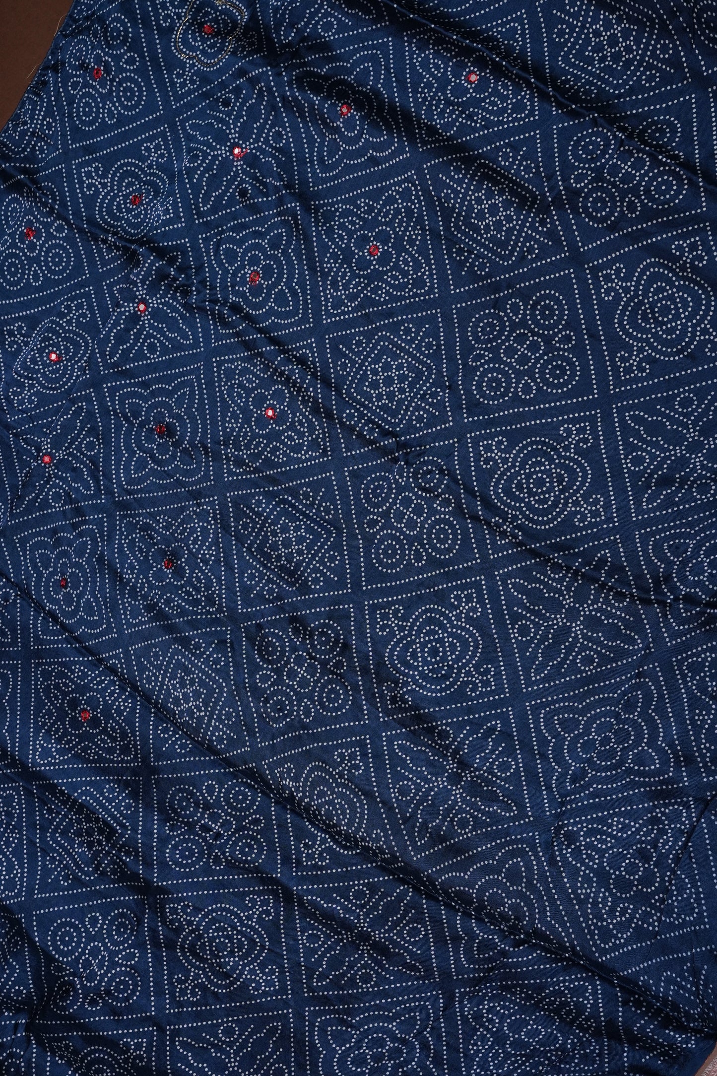 Gajji Silk Saree-Peacock Blue
