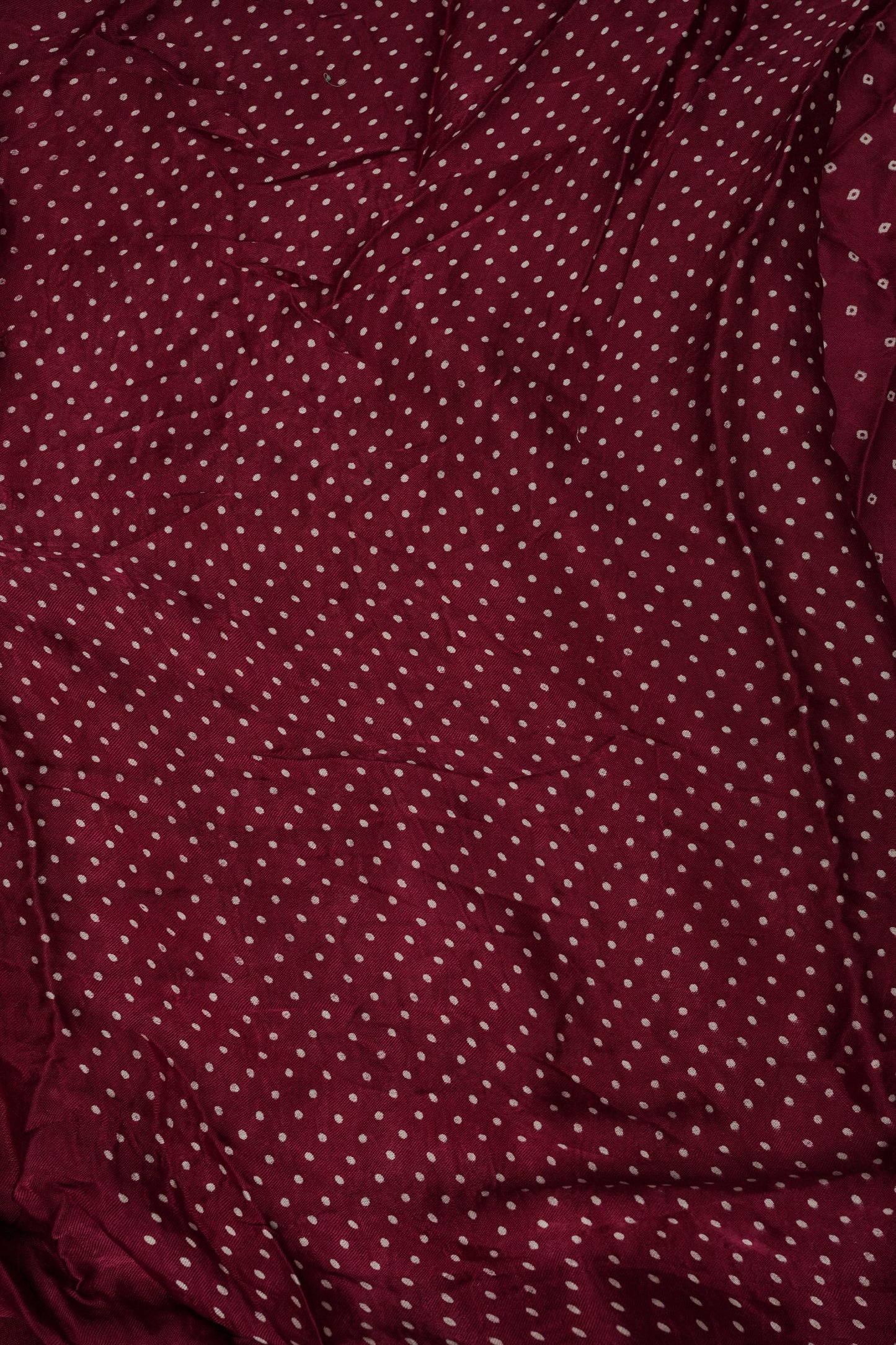 Gajji Silk Saree-Deep Red