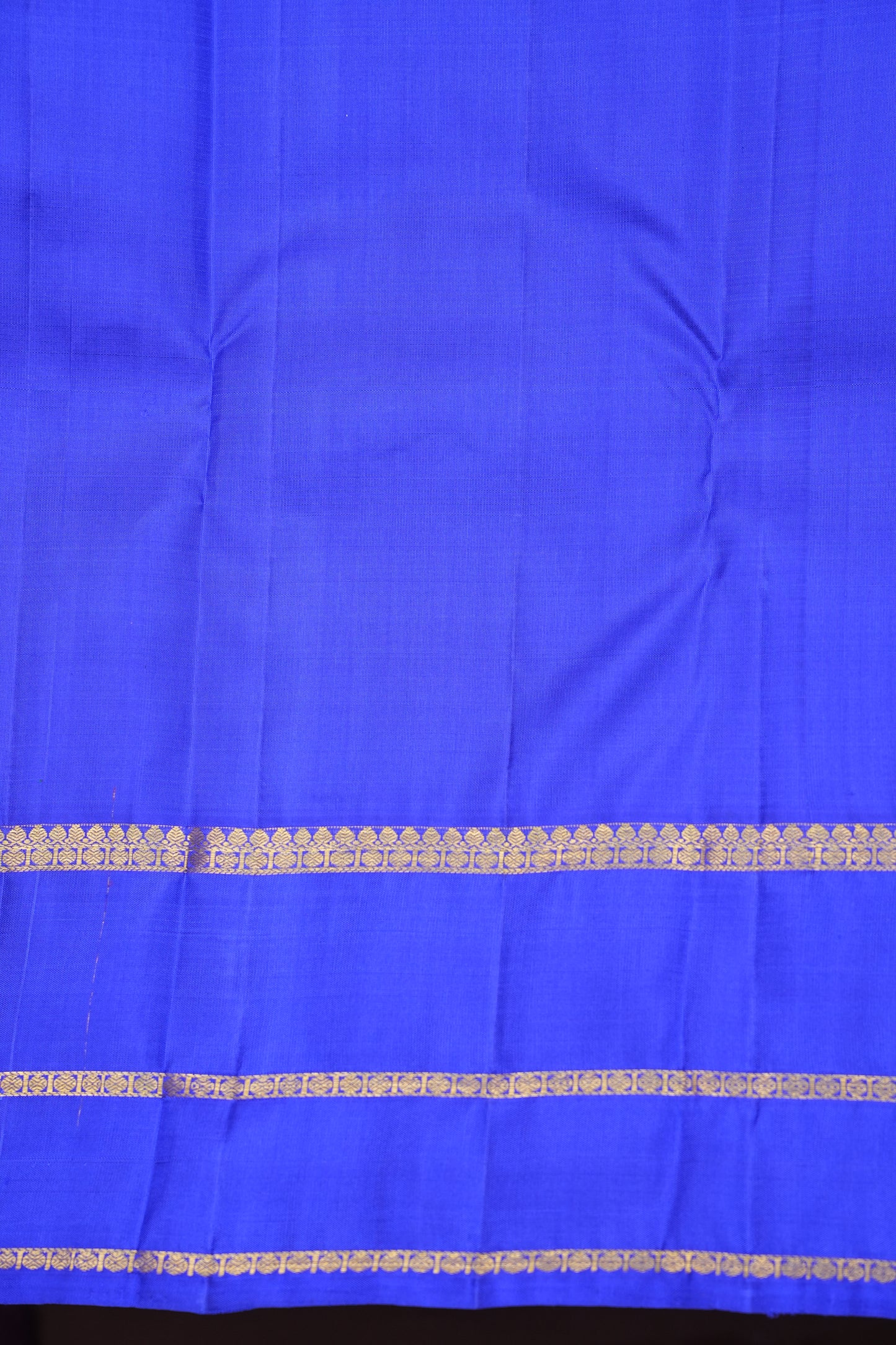 Royal Blue Pure Kanchivaram Silk Saree with Gold Zari|Silk Mark Certified