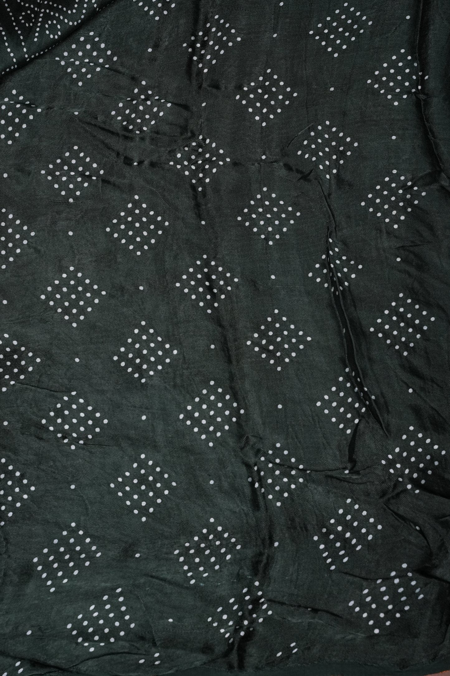 Gajji Silk Saree-Bottle green