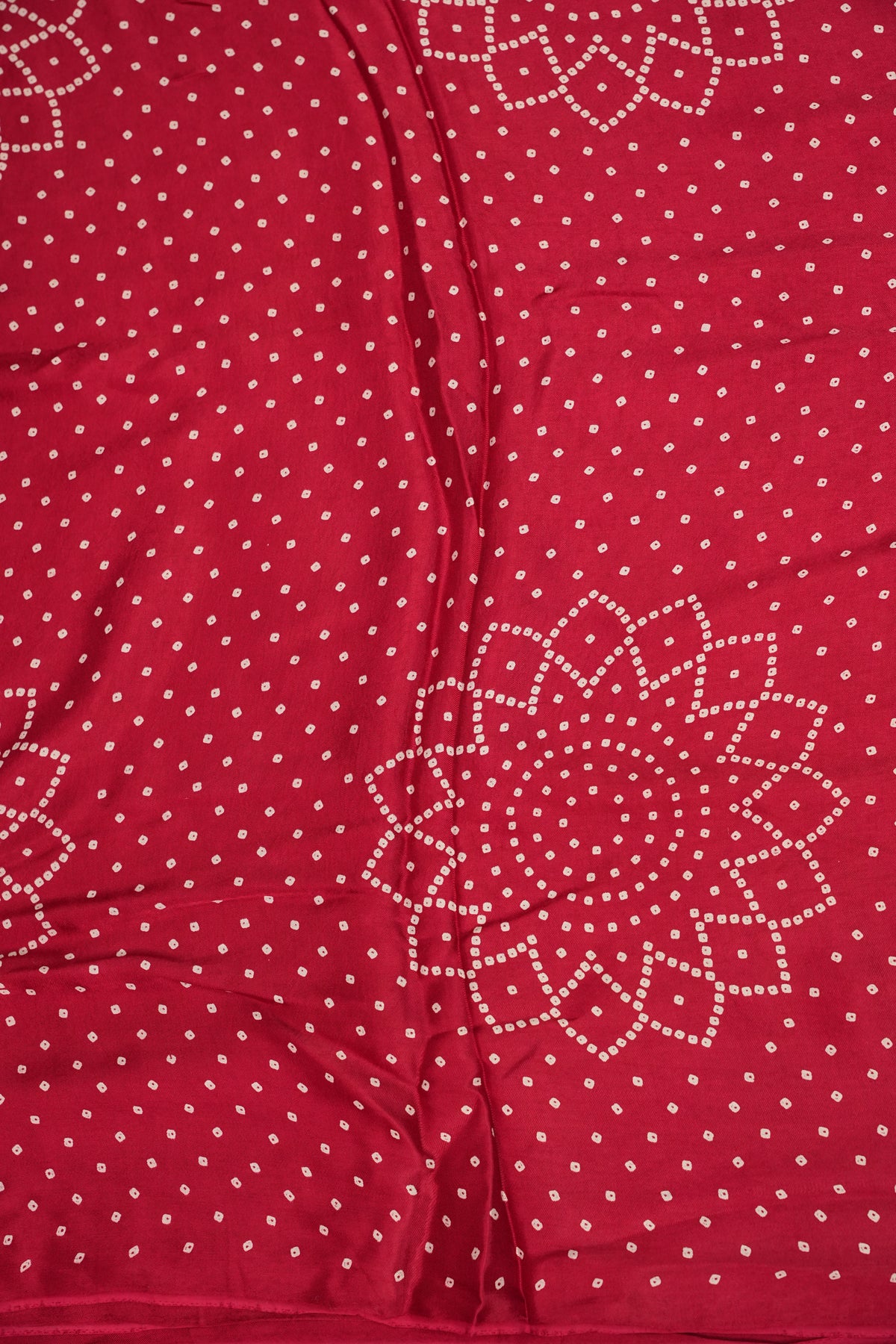 Gajji Silk Saree with Bandhani Prints - Maroon