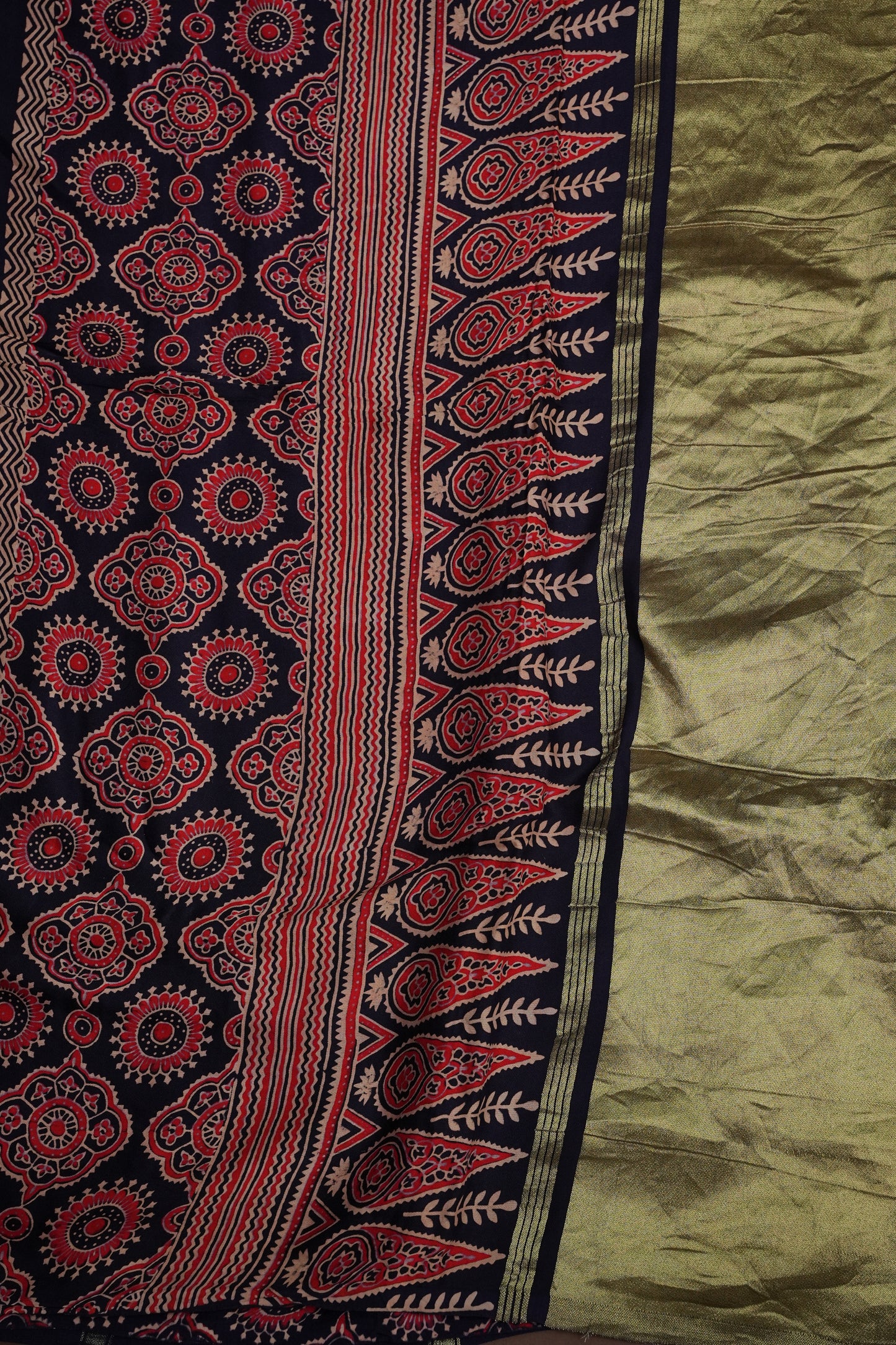 Bandhini Garchola Saree - Blue
