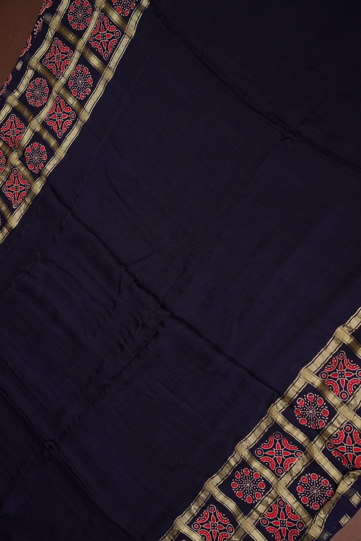Bandhini Garchola Saree - Blue