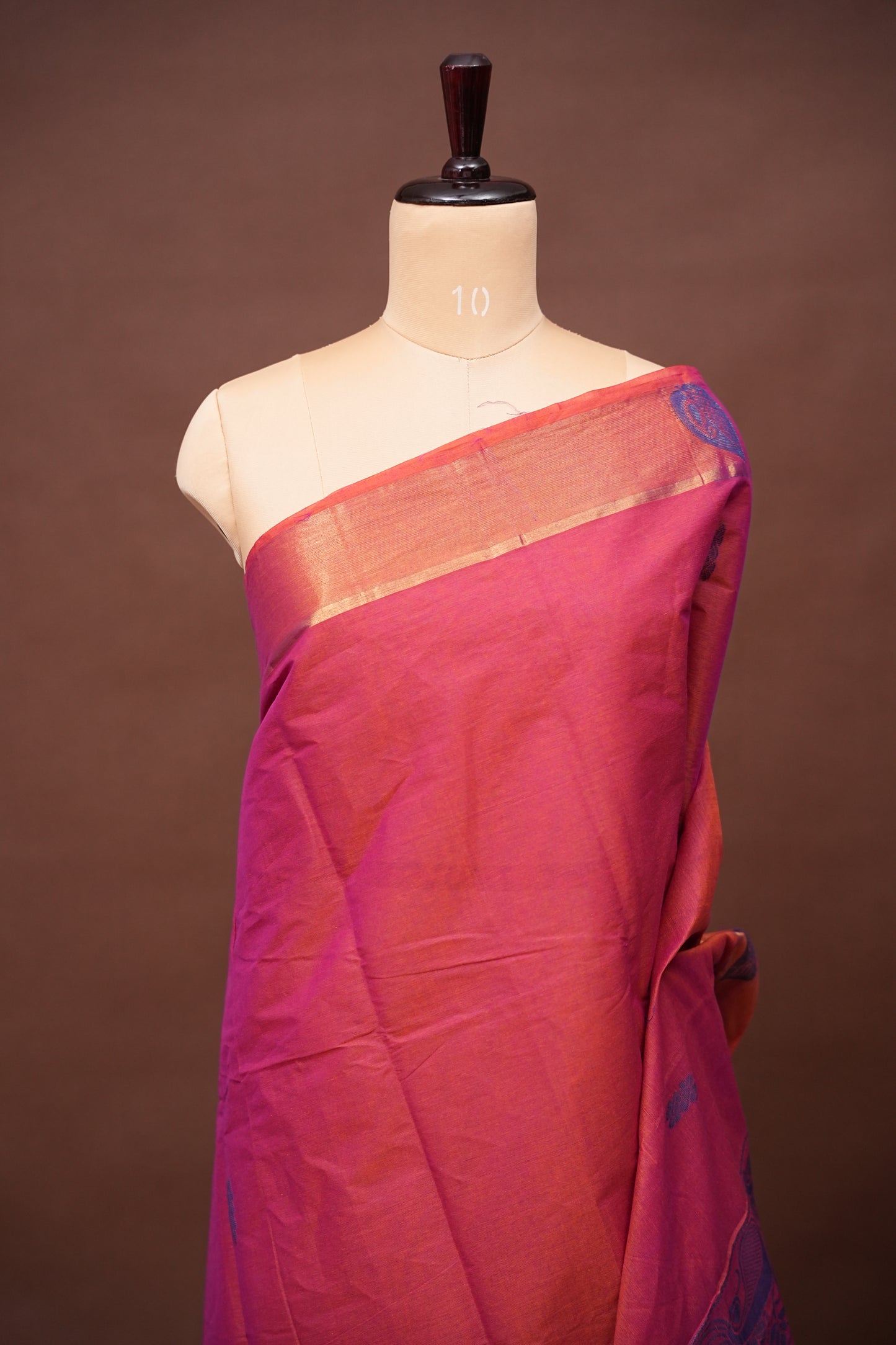 Chettinad Cotton Saree - Pink