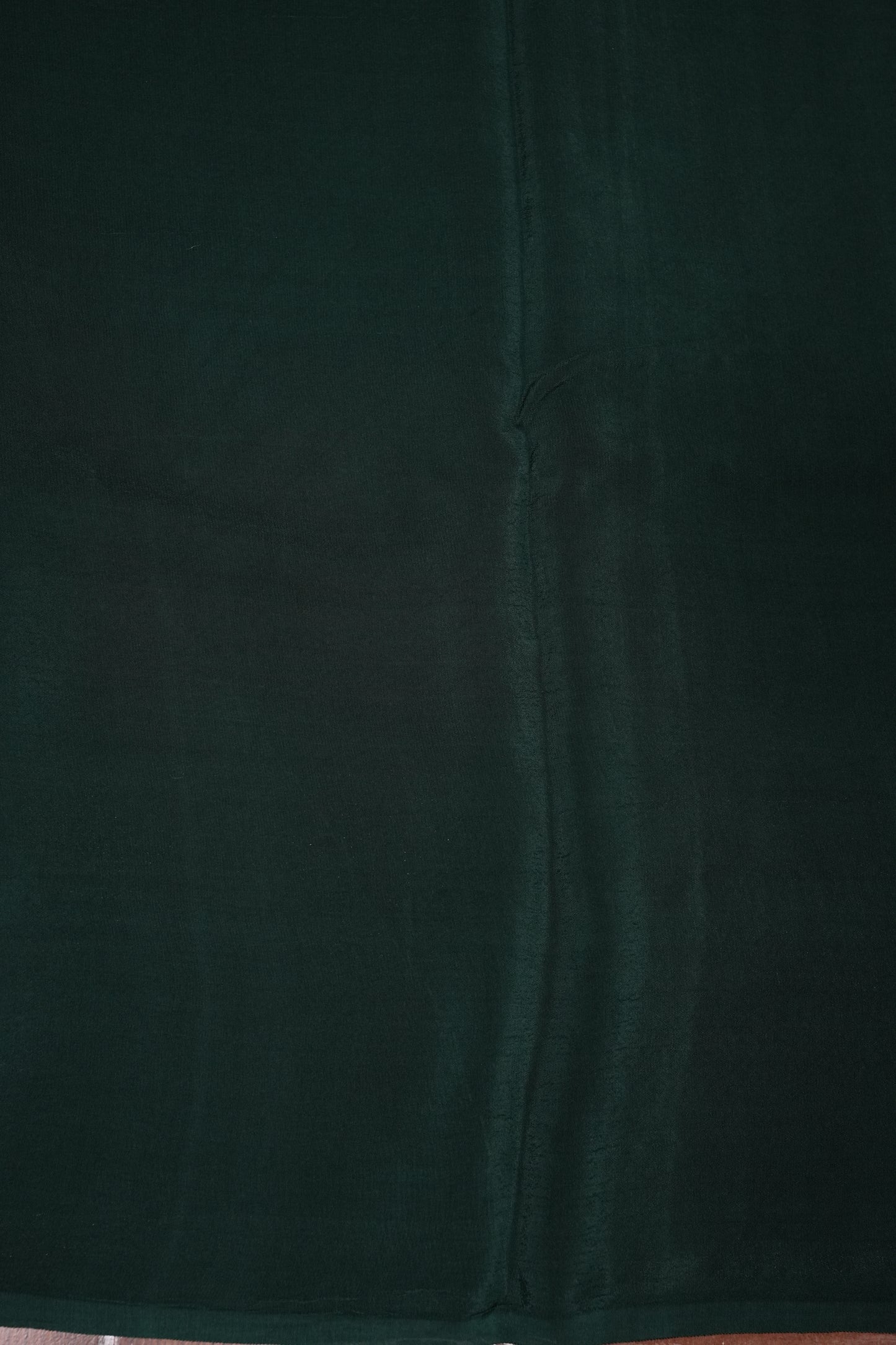 Plain Crepe Silk Saree - Champagne Beige