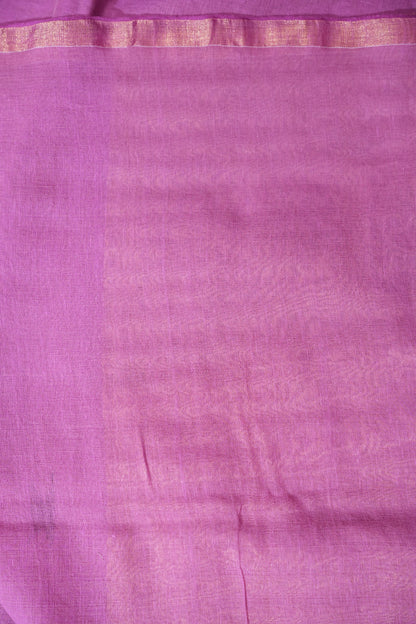 Soft Cotton Saree - Soft Pink