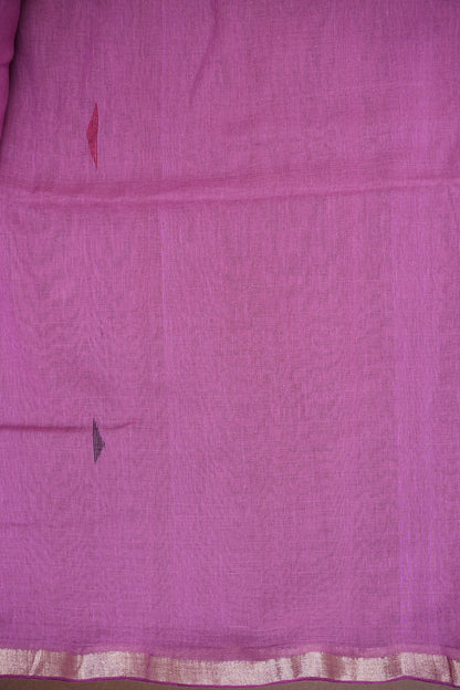 Soft Cotton Saree - Soft Pink